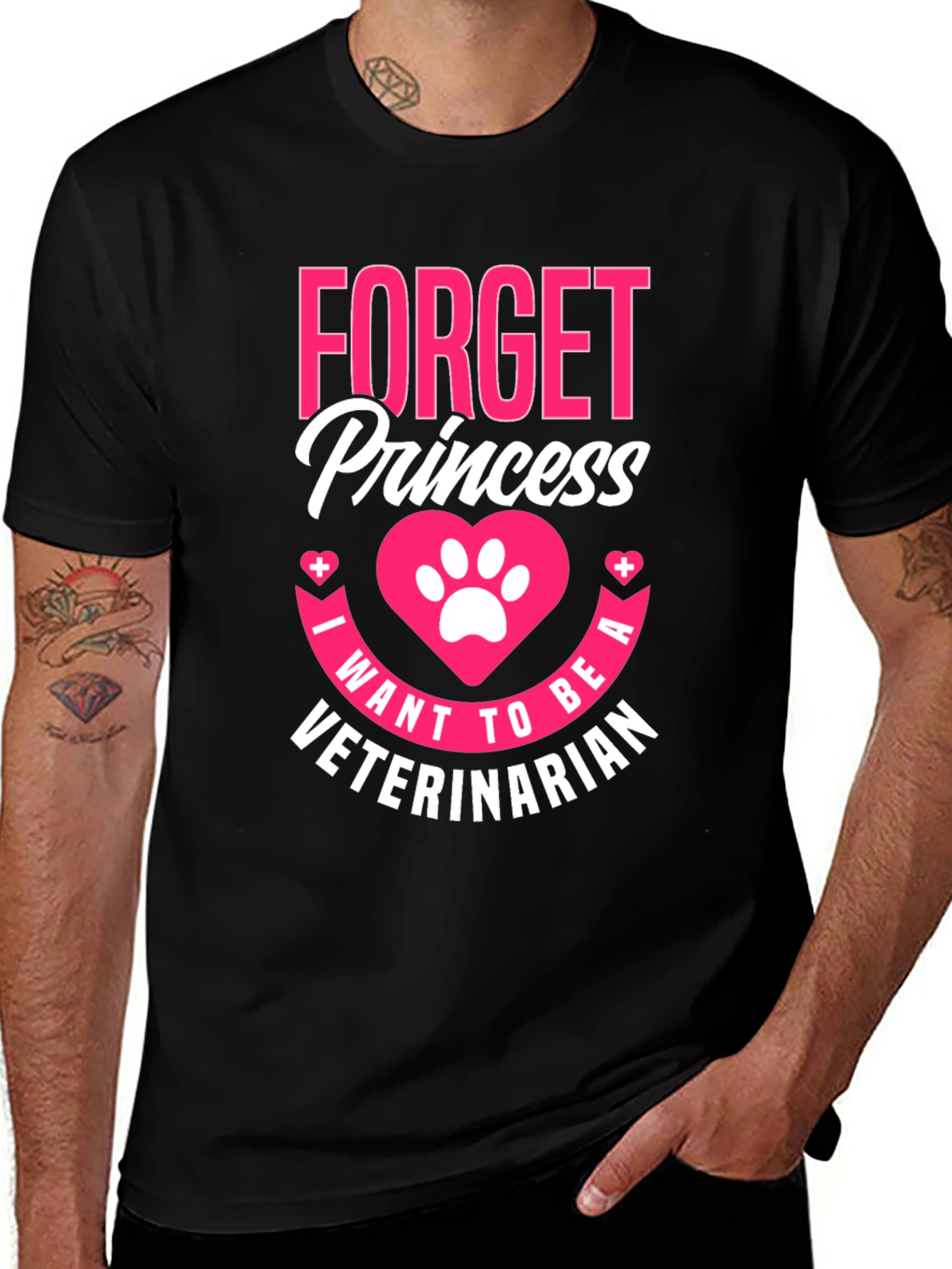 Variant 9 of Forget Princess Veterinarian T-Shirt