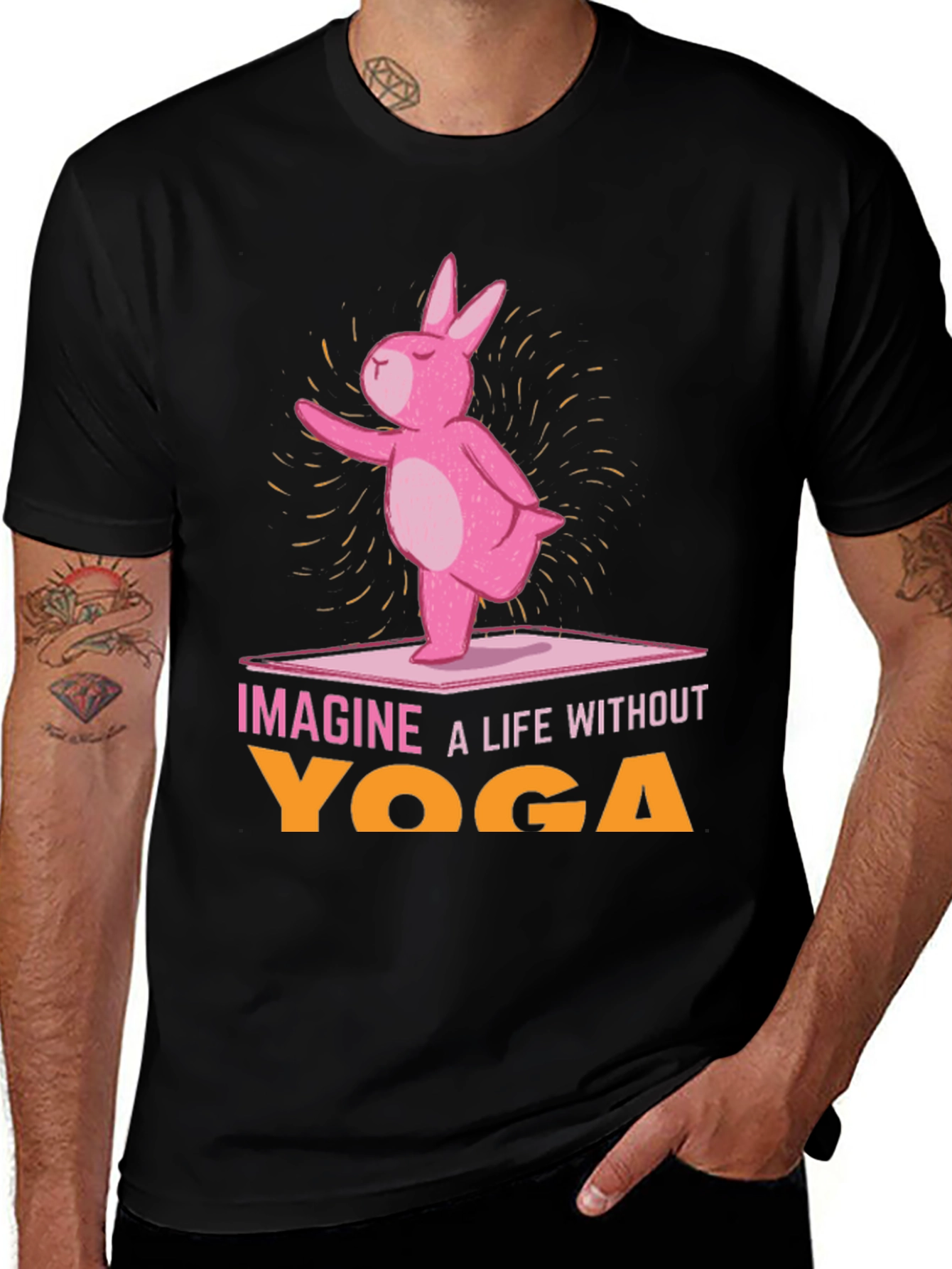 Variant 5 of Yoga Bunny T-Shirt