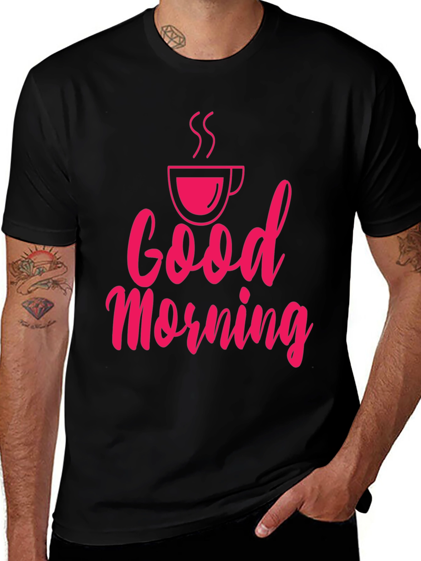 Good Morning Graphic Tee - Stylish & Comfy