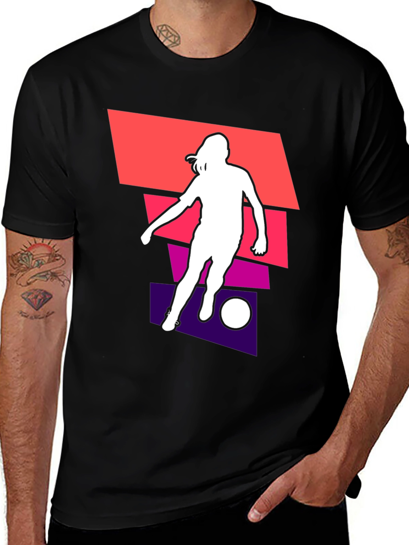 Variant 15 of Soccer Girl Graphic Tee - Stylish Activewear