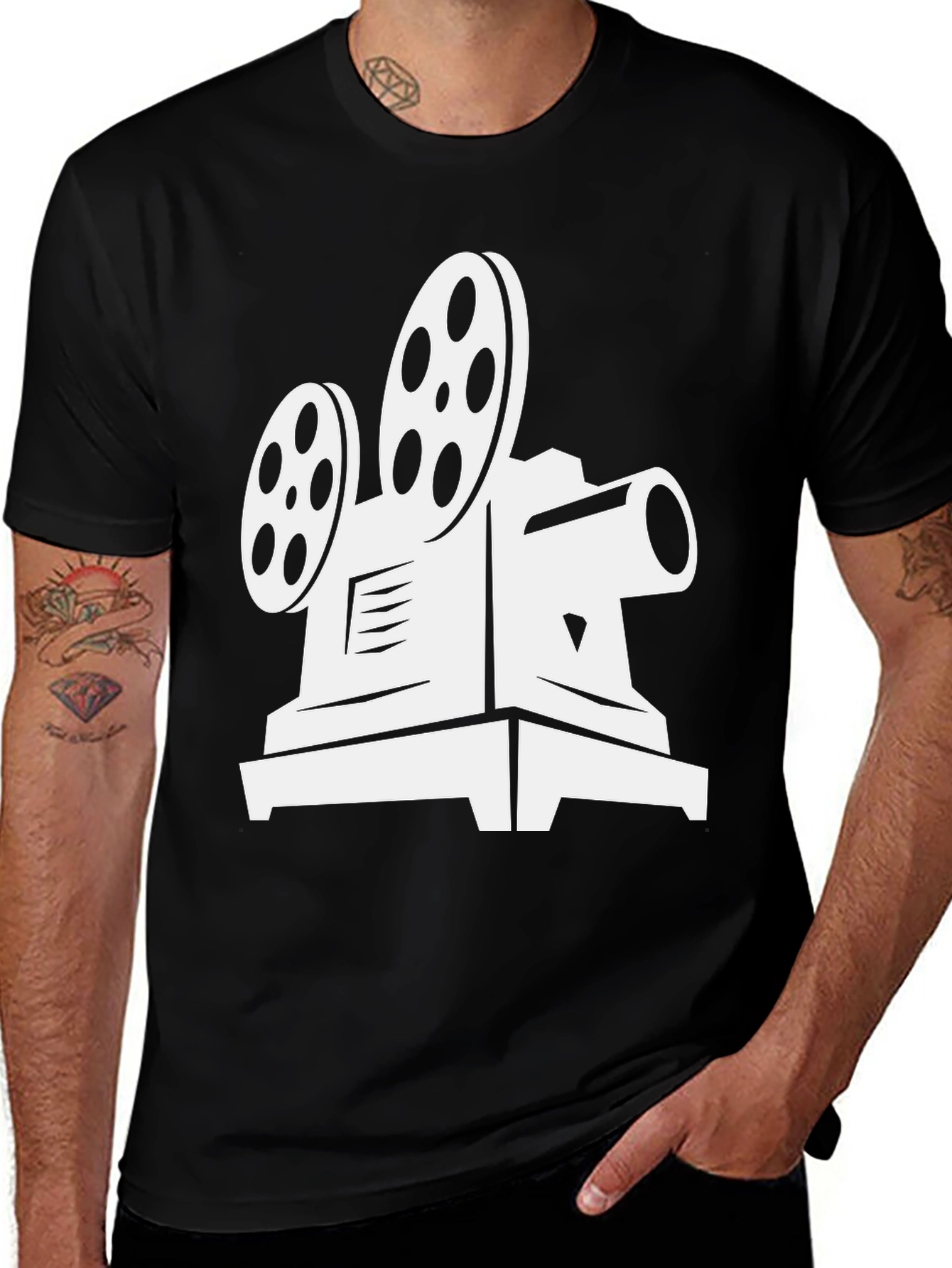 Variant 18 of Classic Film Projector Graphic Tee