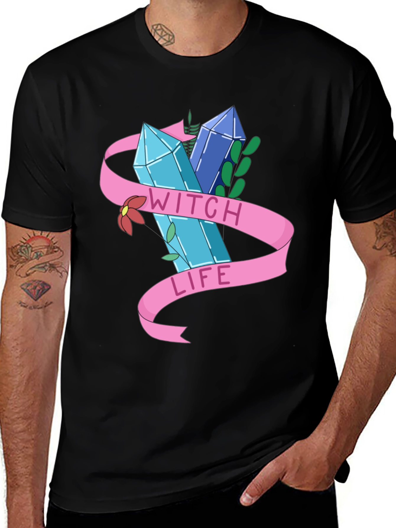 Variant 19 of Witch Life Graphic Tee - Stylish & Unique