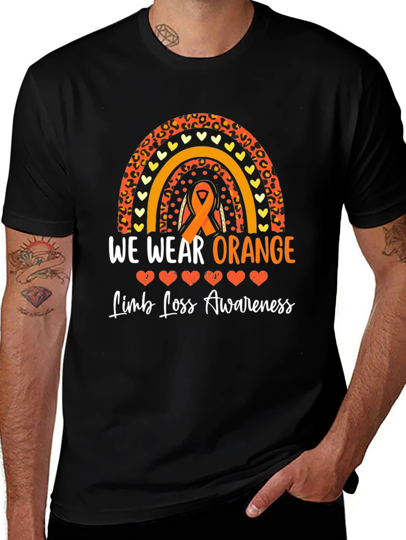 We Wear Orange Limb Loss Awareness T-Shirt