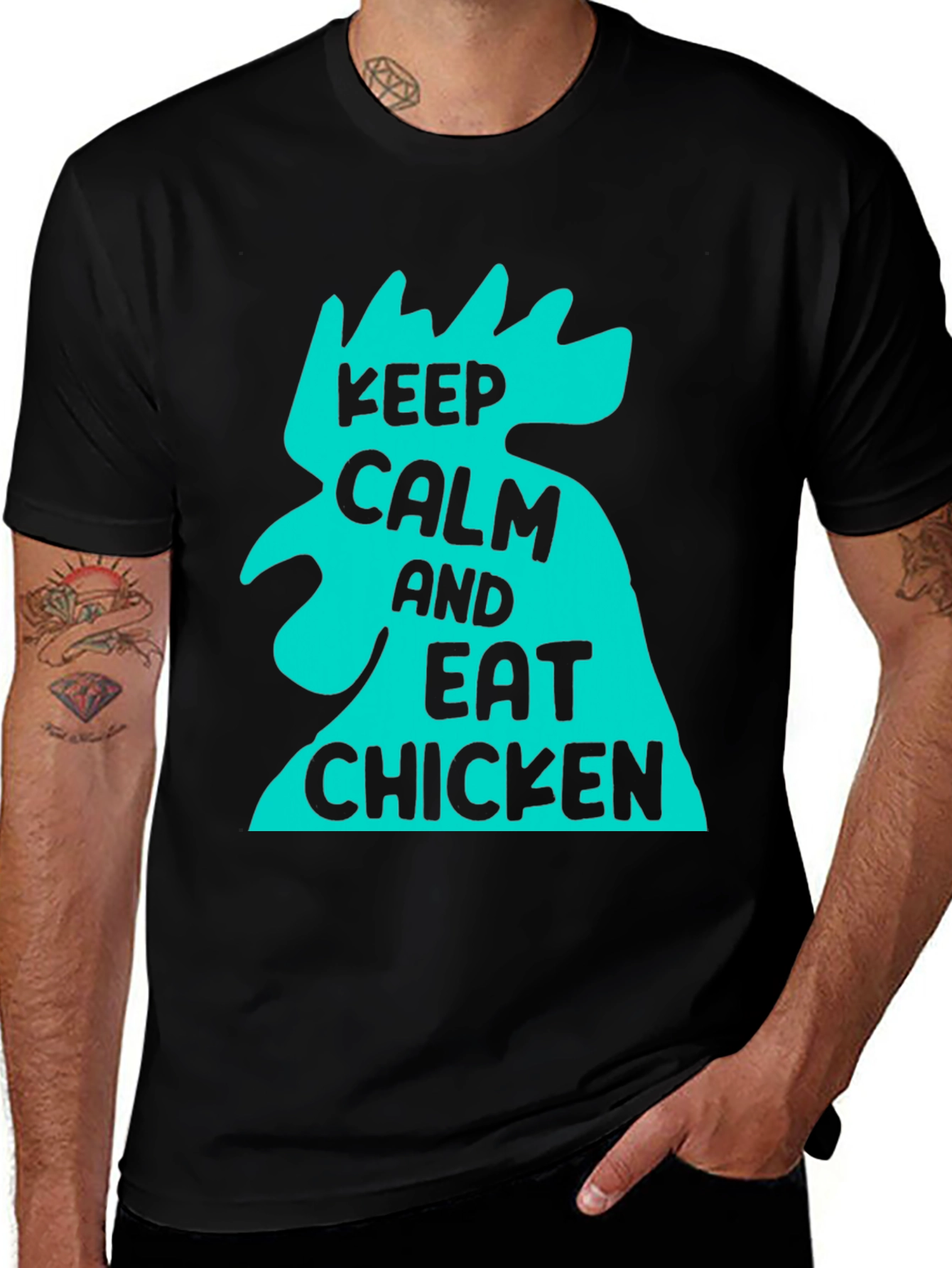 Variant 8 of Keep Calm and Eat Chicken T-Shirt