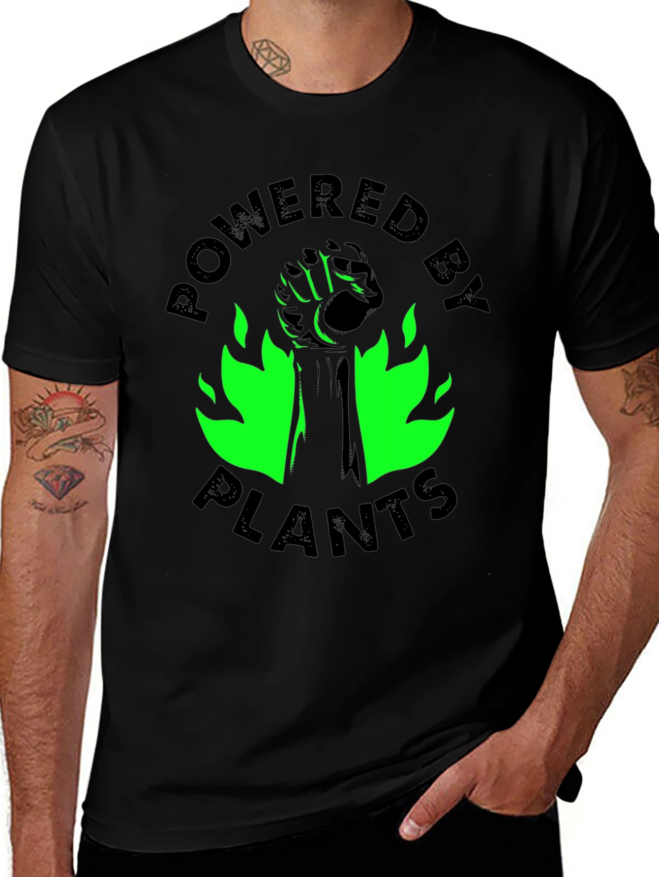 Powered by Plants Graphic T-Shirt