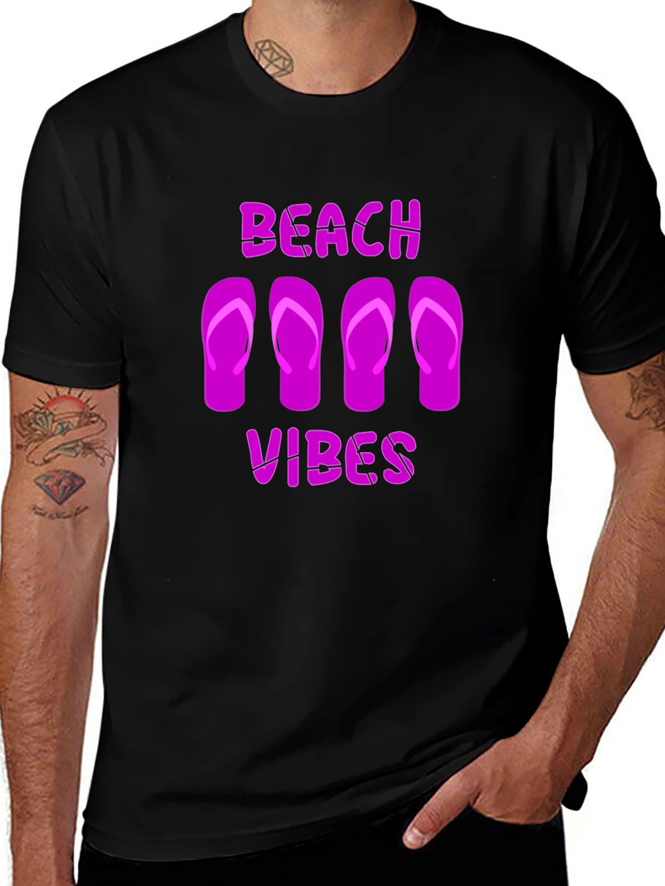 Variant 15 of Beach Vibes Graphic Tee