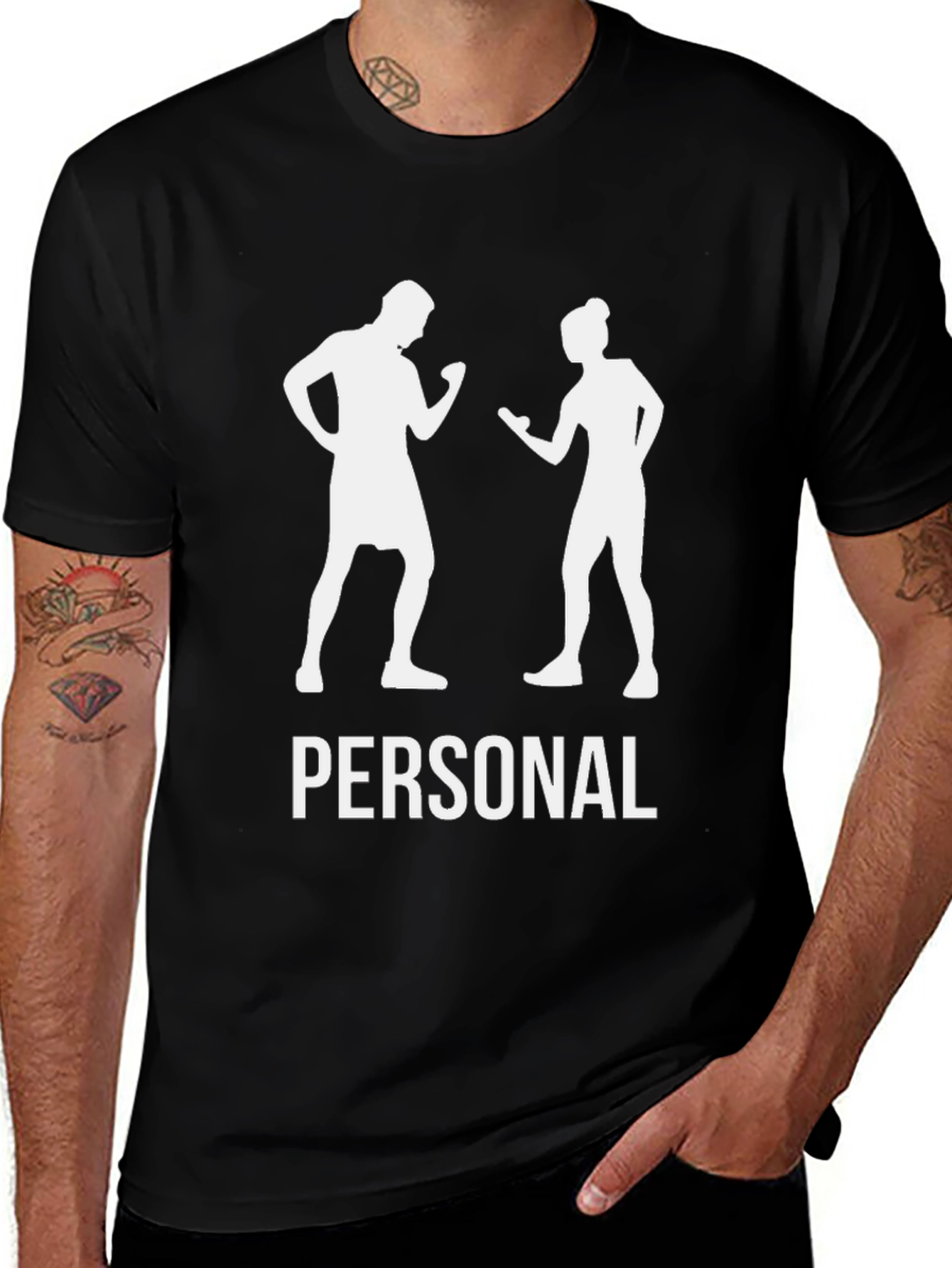 Variant 23 of Personal Trainer Black T-Shirt