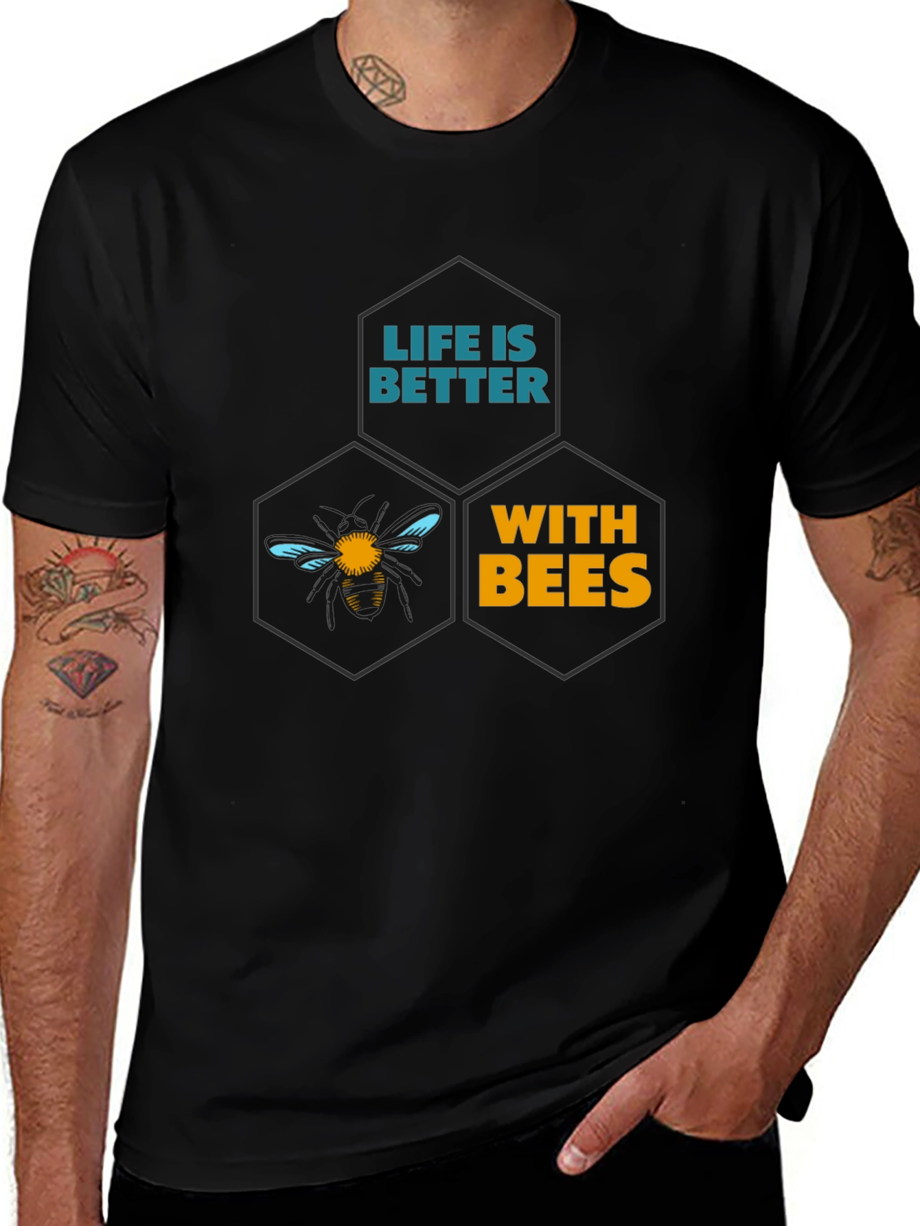 Life is Better with Bees Graphic T-Shirt