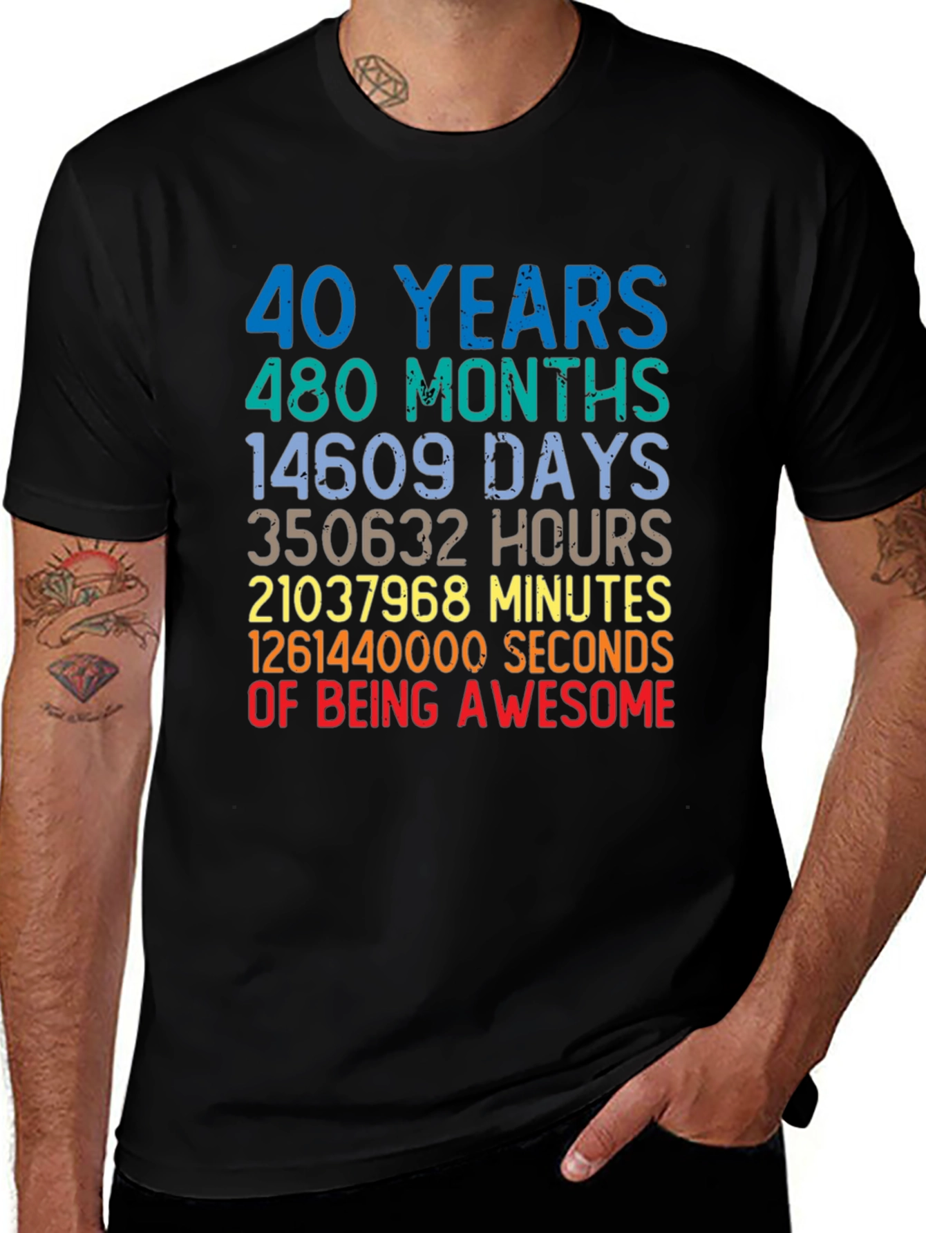 40 Years Awesome T-Shirt