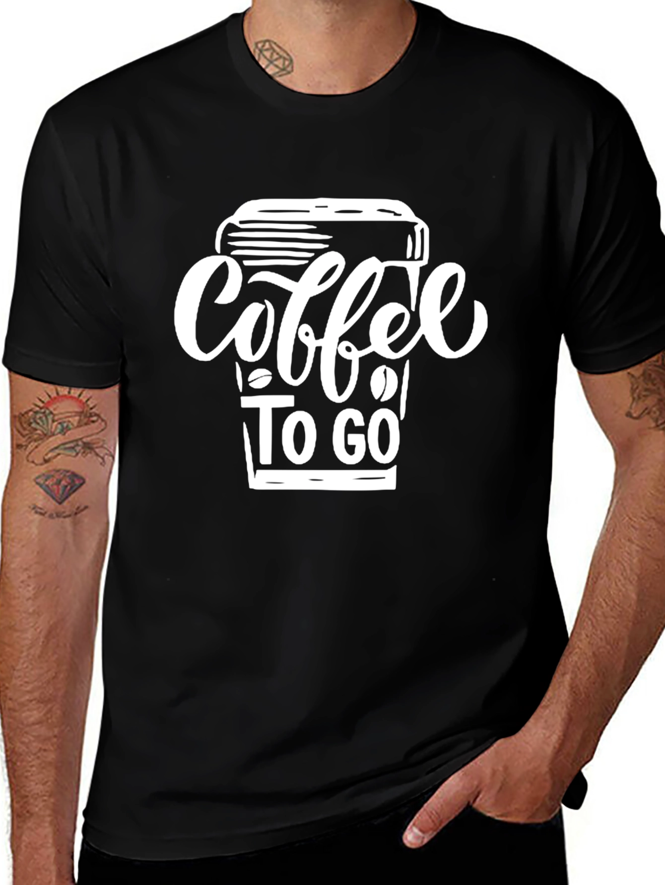 Variant 15 of Coffee To Go Black T-Shirt