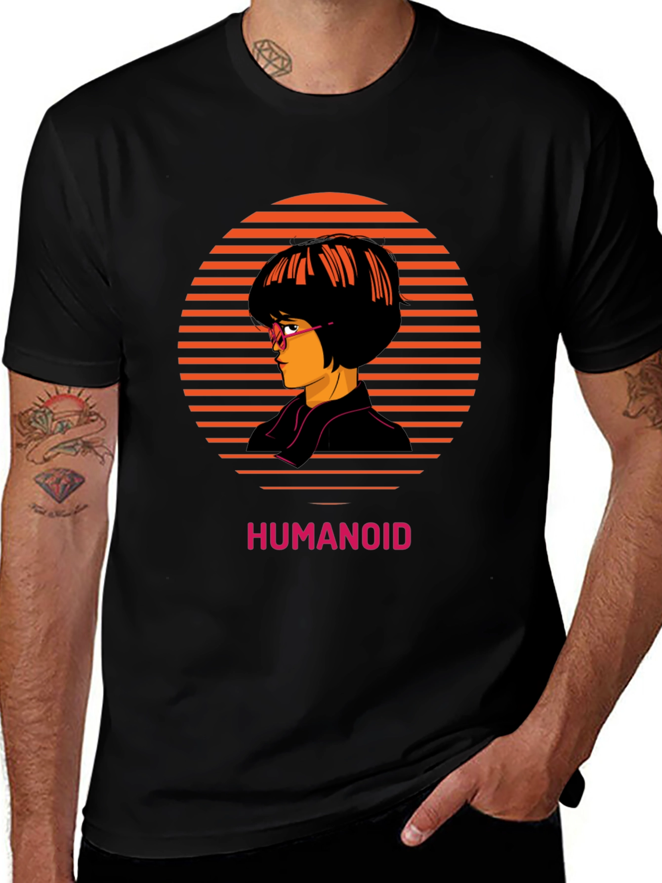 Variant 29 of Retro Humanoid Graphic Tee