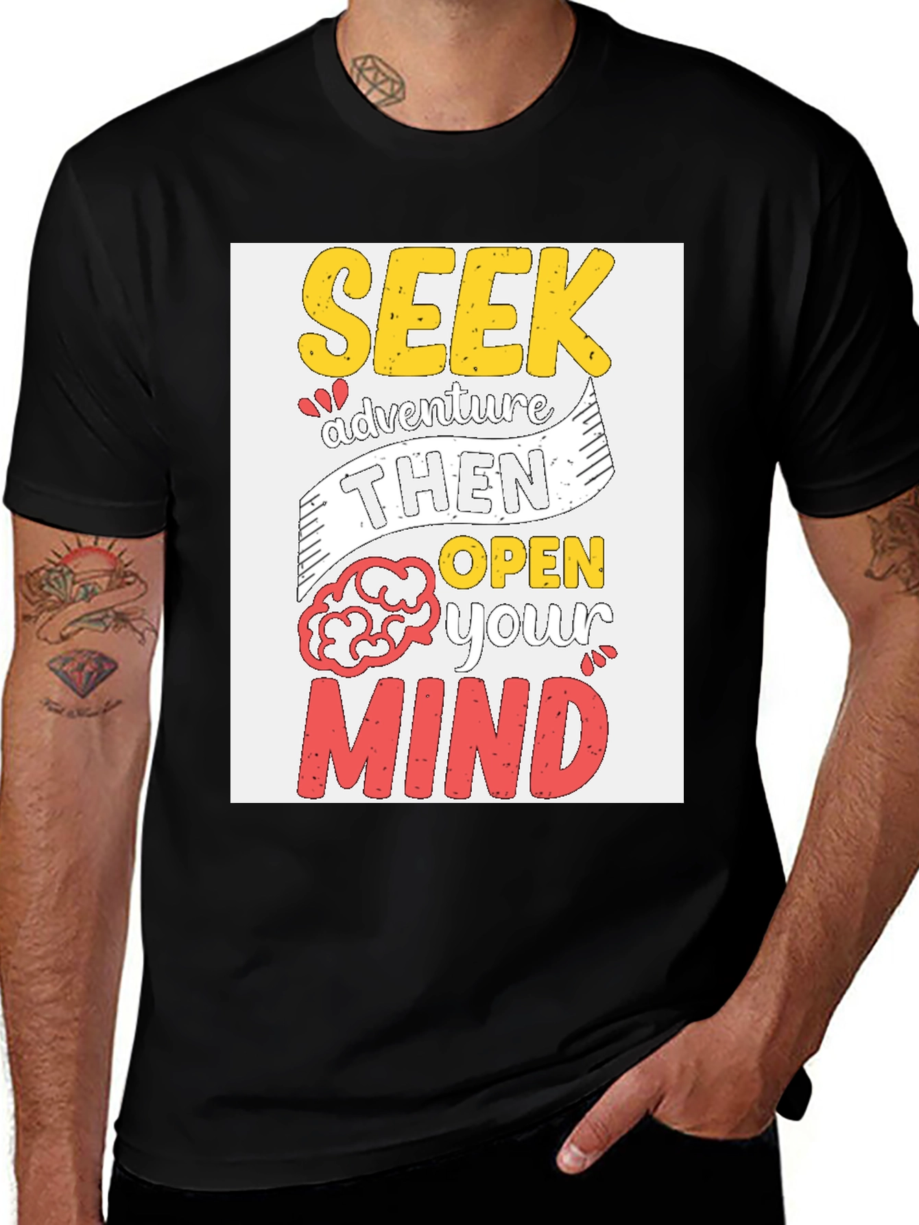 Seek Adventure T-Shirt - Motivational Graphic Tee