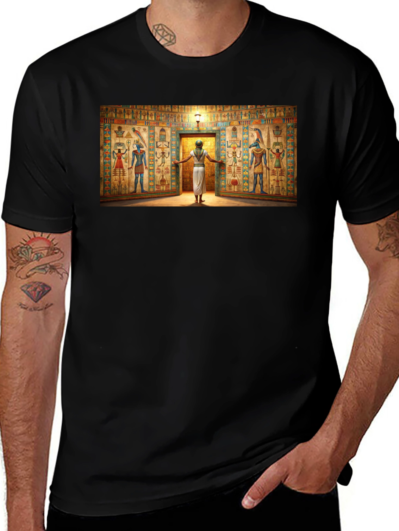 Egyptian Tomb T-Shirt Ancient Egypt Novelty Tee