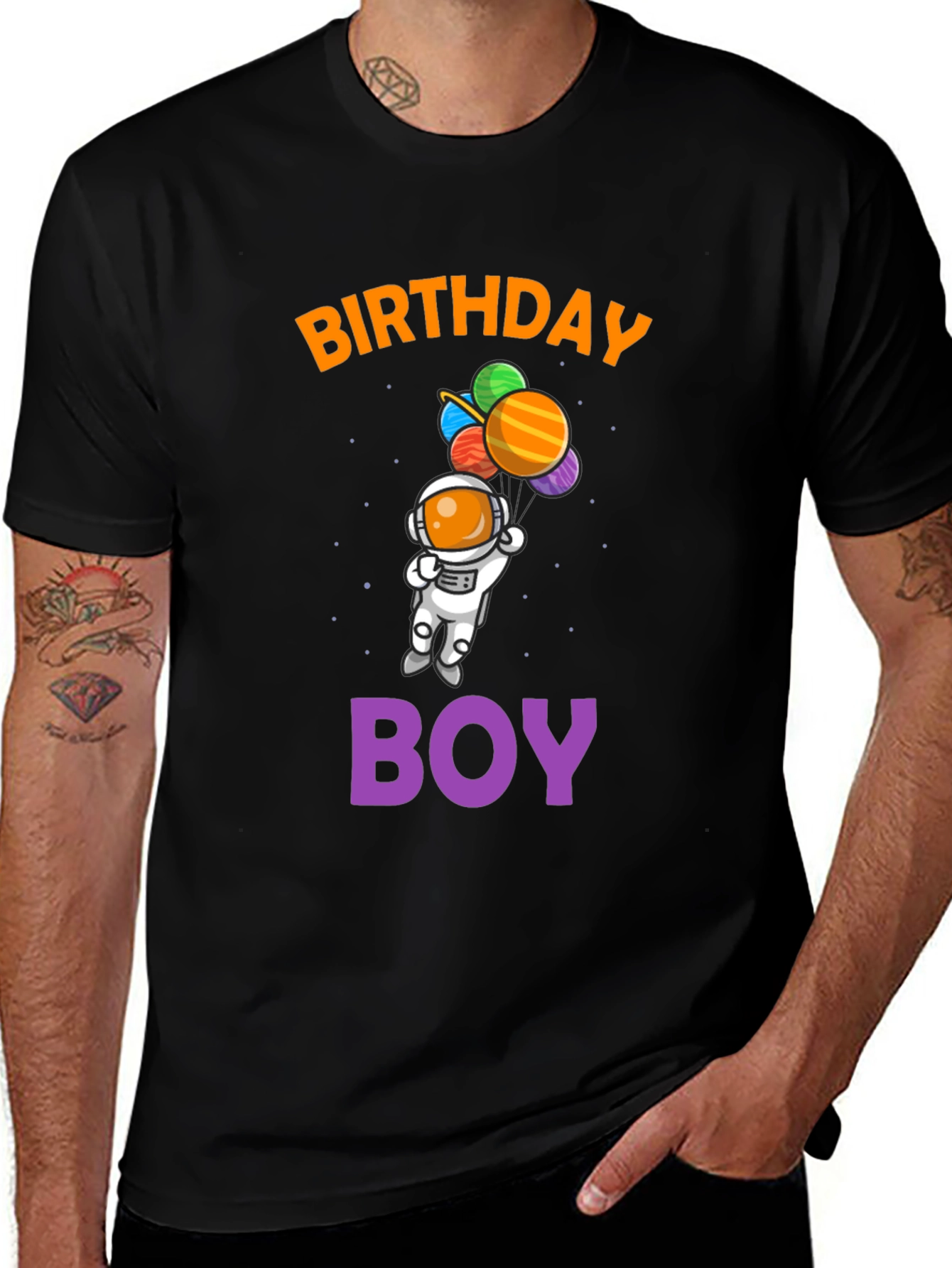 Variant 10 of Birthday Boy Astronaut T-Shirt