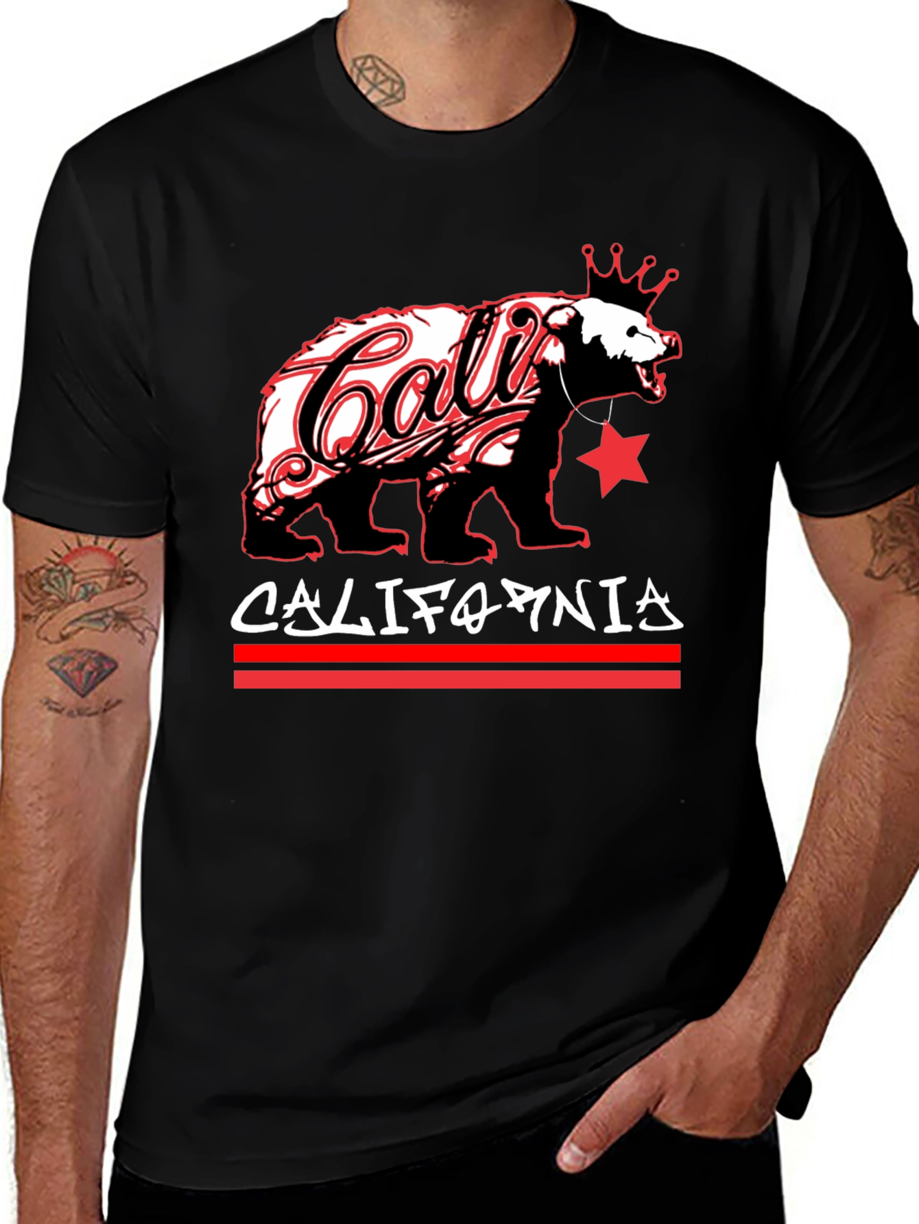 California Bear Graphic Tee - Cali Pride
