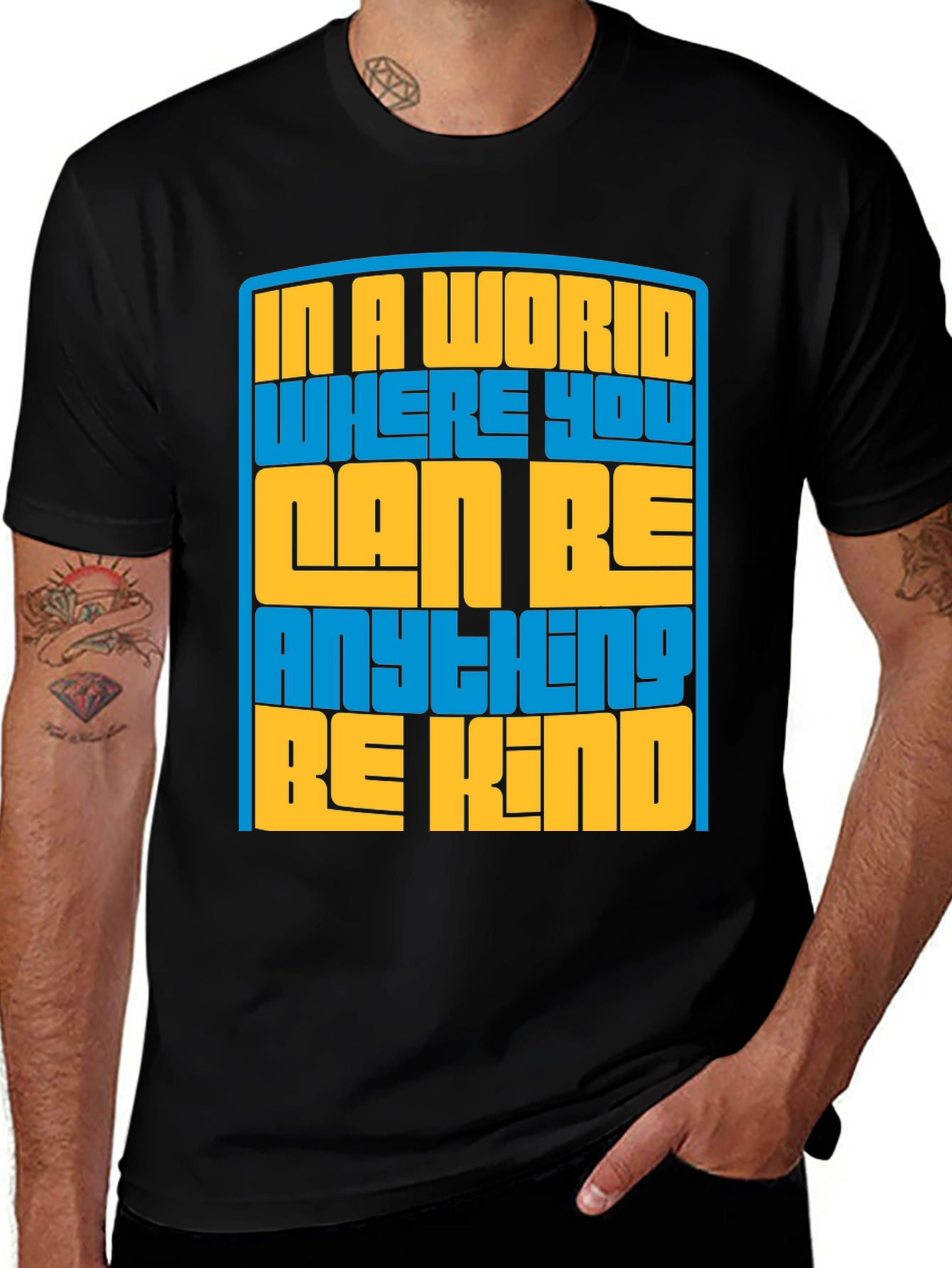 Variant 11 of Be Kind Graphic Tee - Stylish Comfort