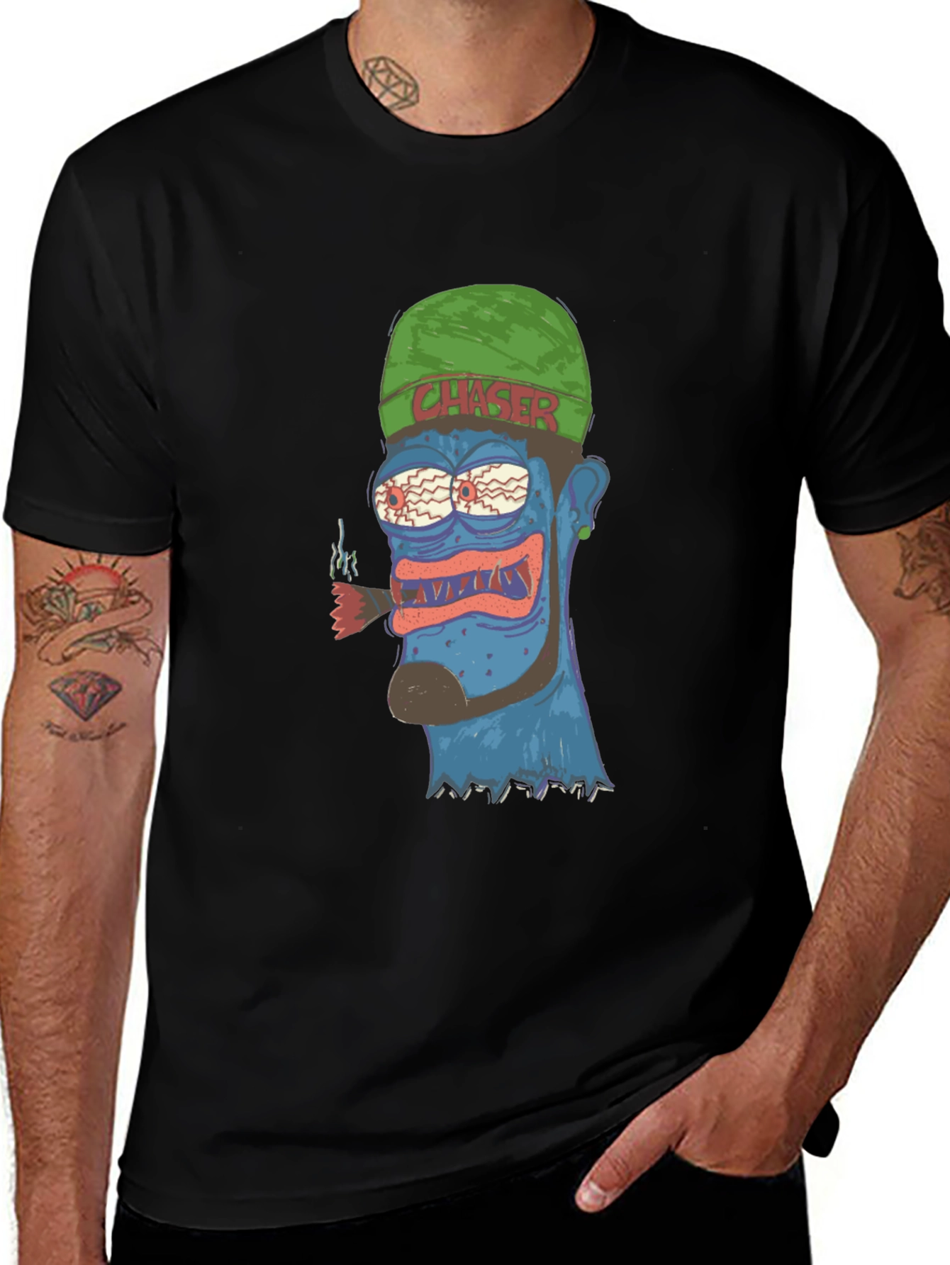 Variant 23 of Crazy Cartoon Character Graphic T-Shirt