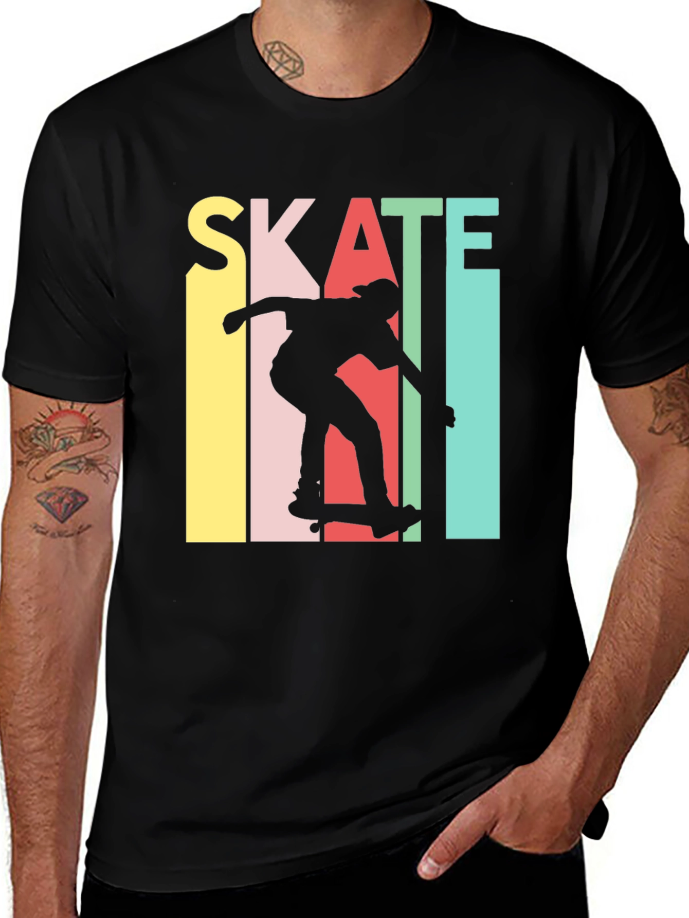 Variant 17 of Retro Skate T-Shirt