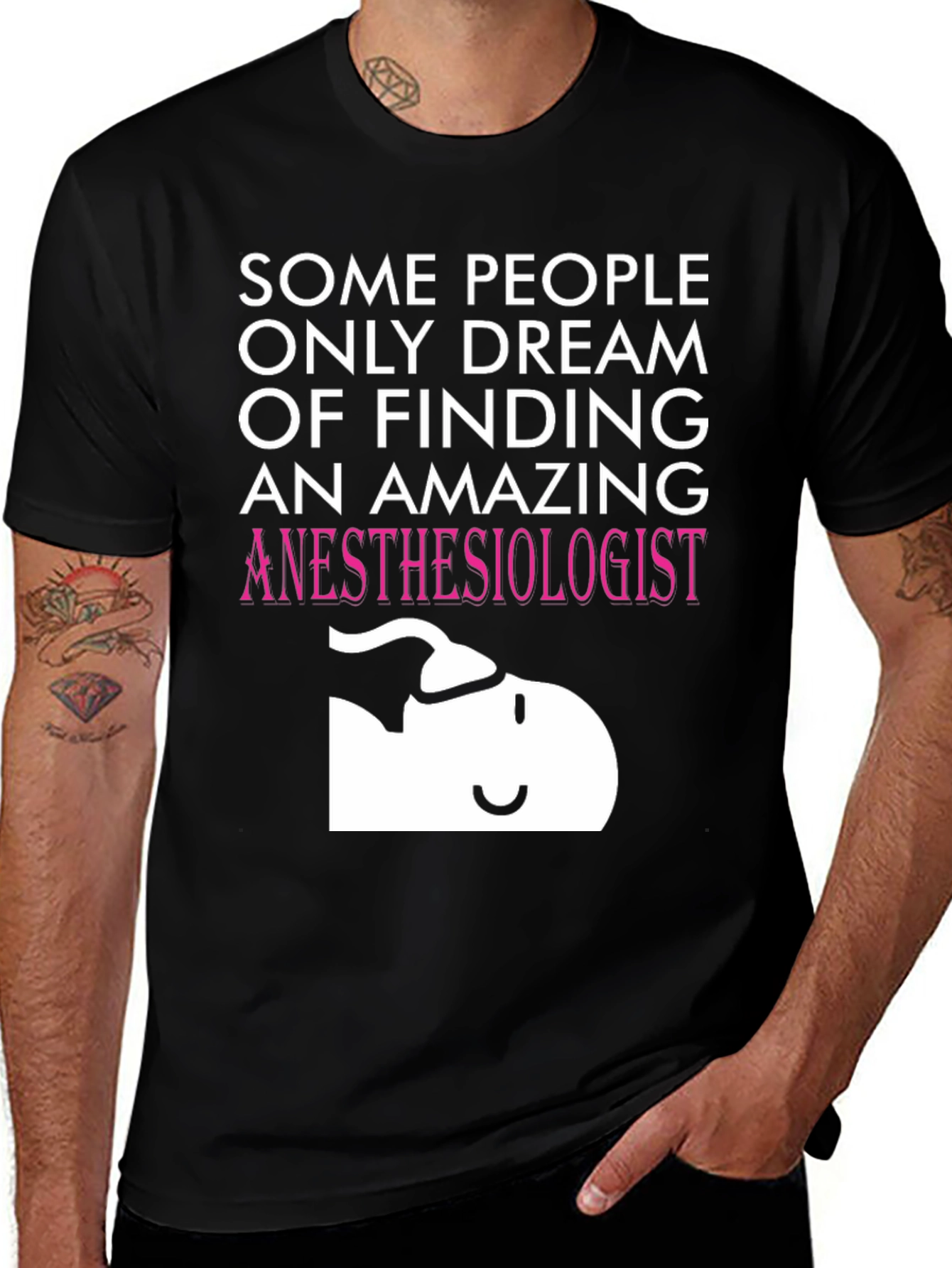 Variant 7 of Amazing Anesthesiologist T-Shirt - Dream Job Apparel