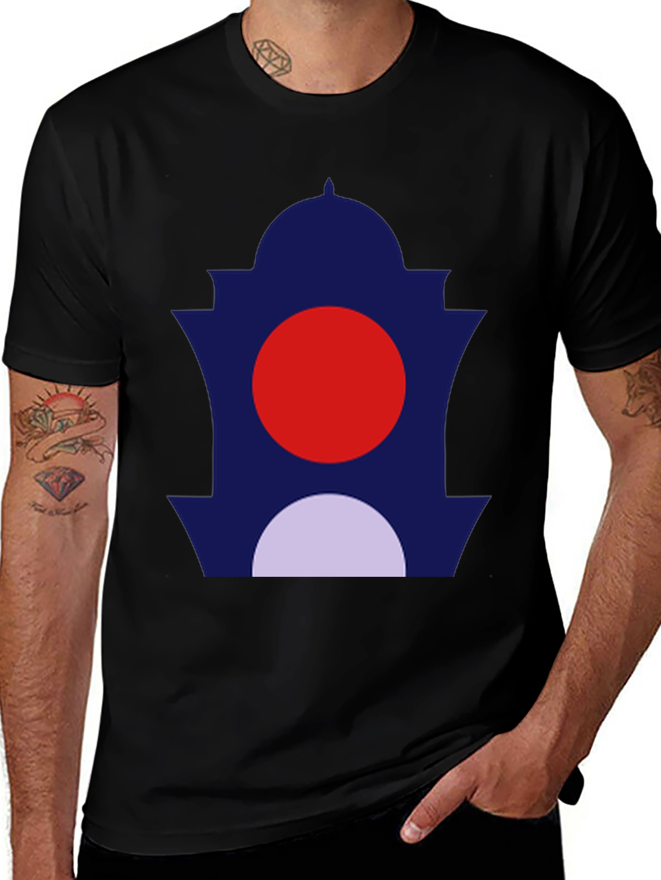 Variant 10 of Abstract Geometric T-Shirt - Modern Graphic Tee