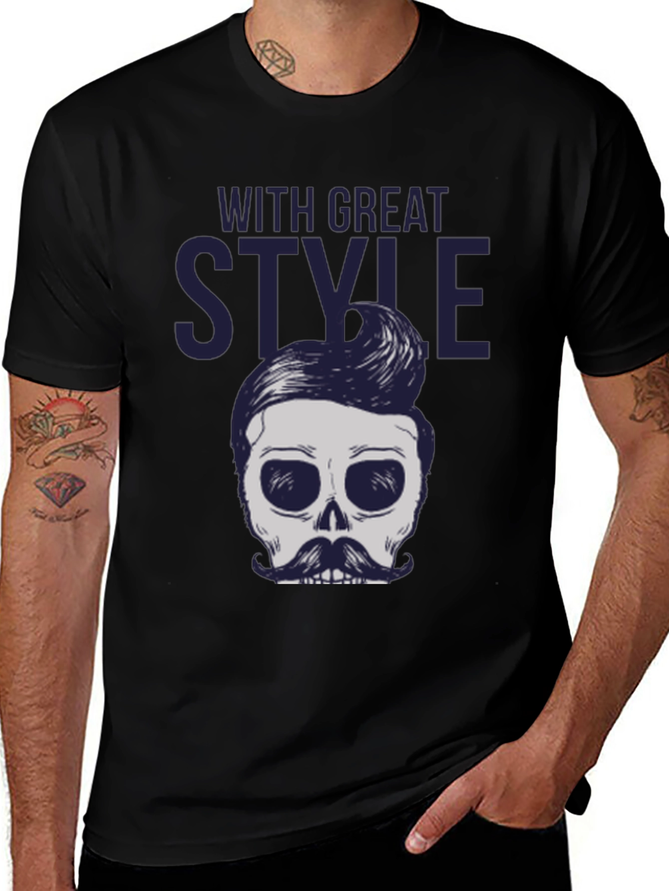 Variant 26 of Stylish Skull T-Shirt - With Great Style