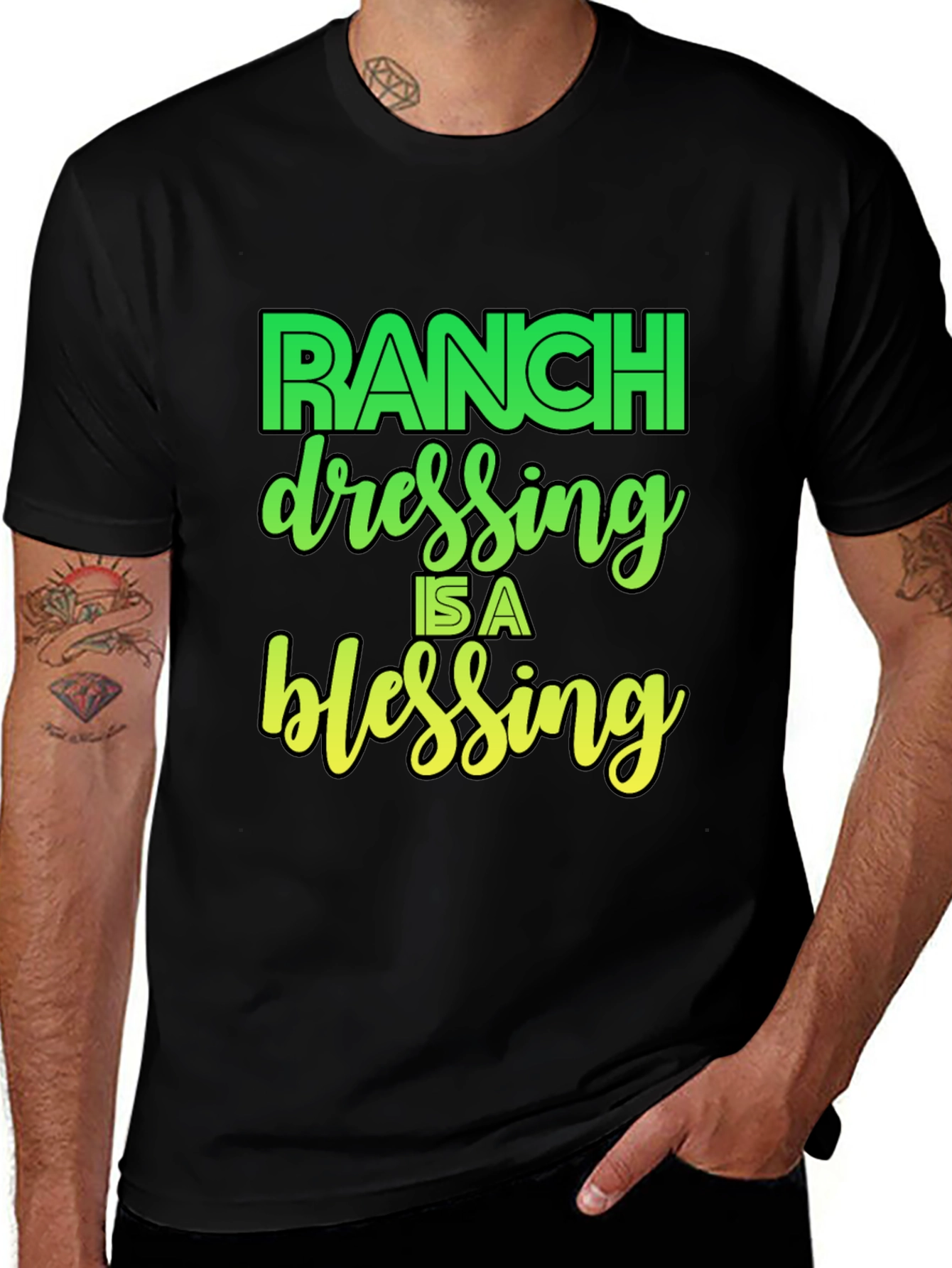 Variant 18 of Ranch Dressing is a Blessing Graphic T-Shirt