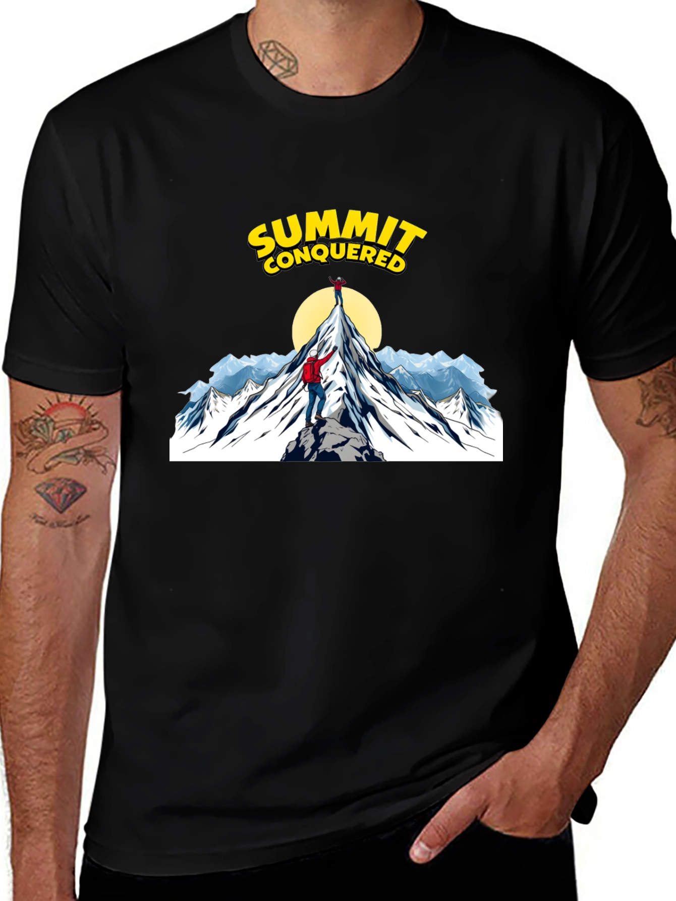 Variant 12 of Summit Conquered Graphic T-Shirt