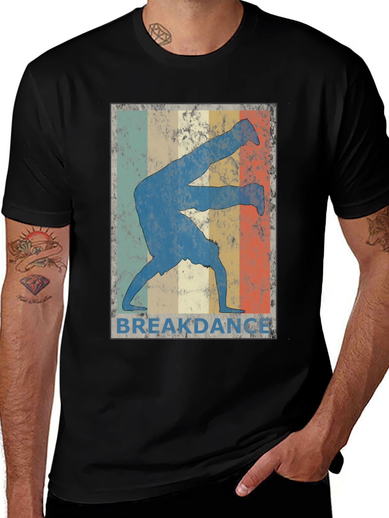Variant 18 of Retro Breakdance T-Shirt - Vintage Style Tee