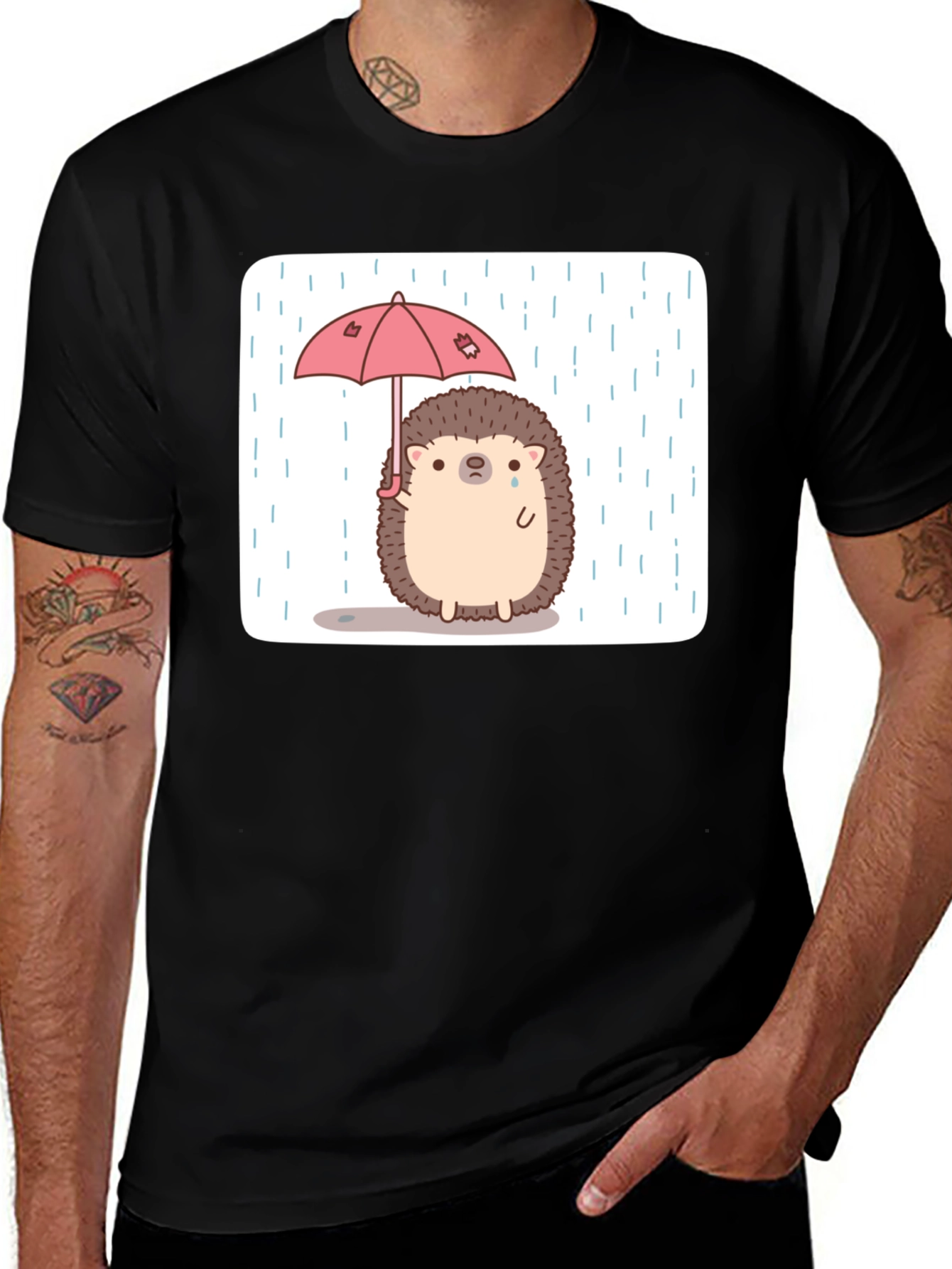 Variant 22 of Sad Hedgehog Umbrella T-Shirt