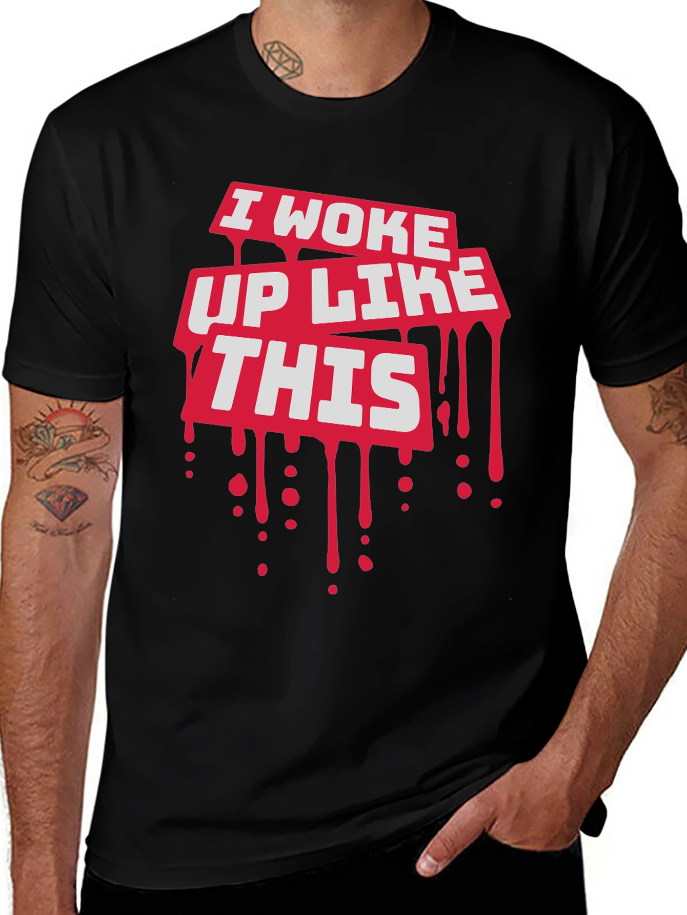 Variant 10 of I Woke Up Like This Graphic Tee