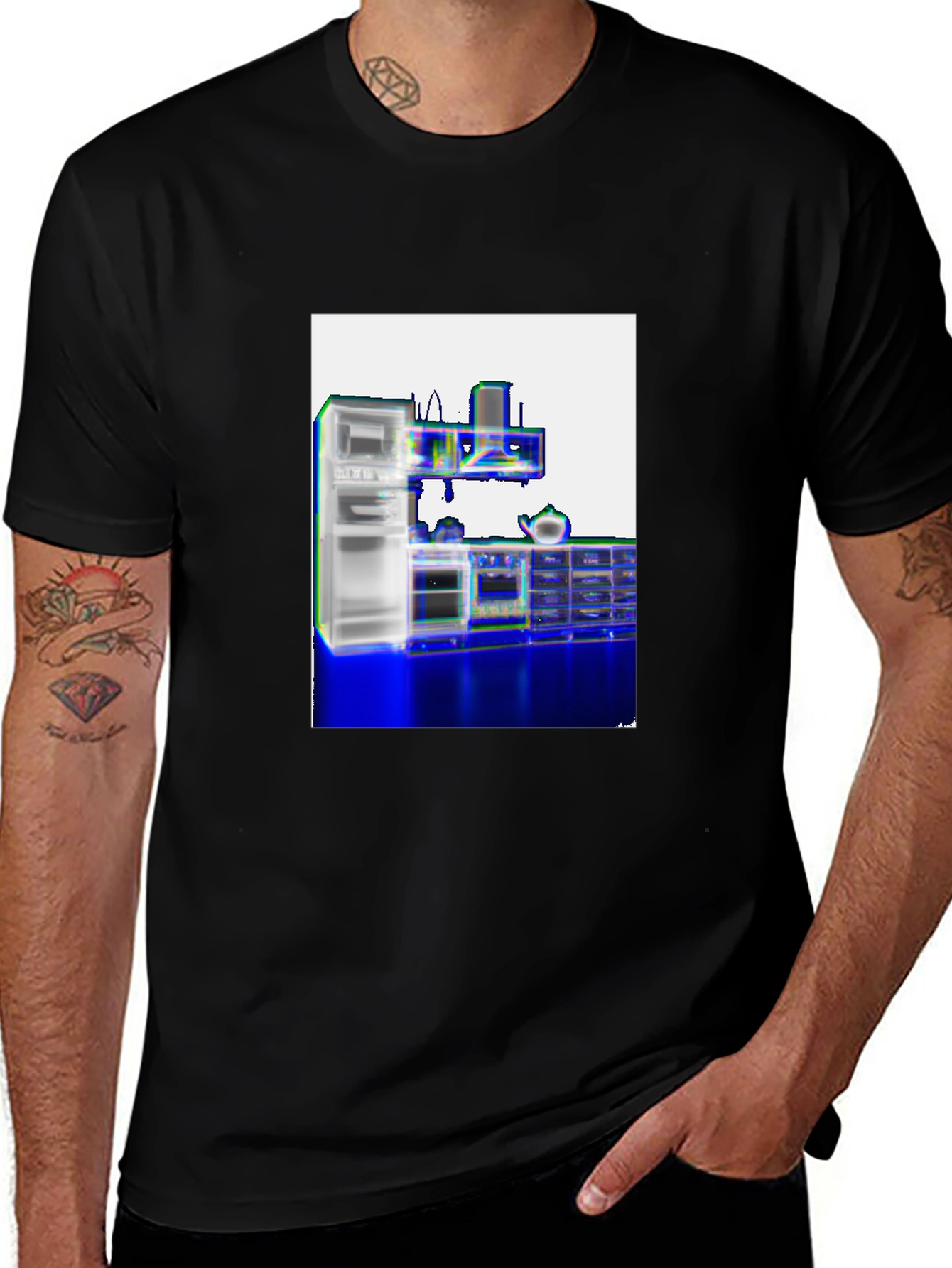 Variant 28 of Surreal Kitchen Graphic T-Shirt