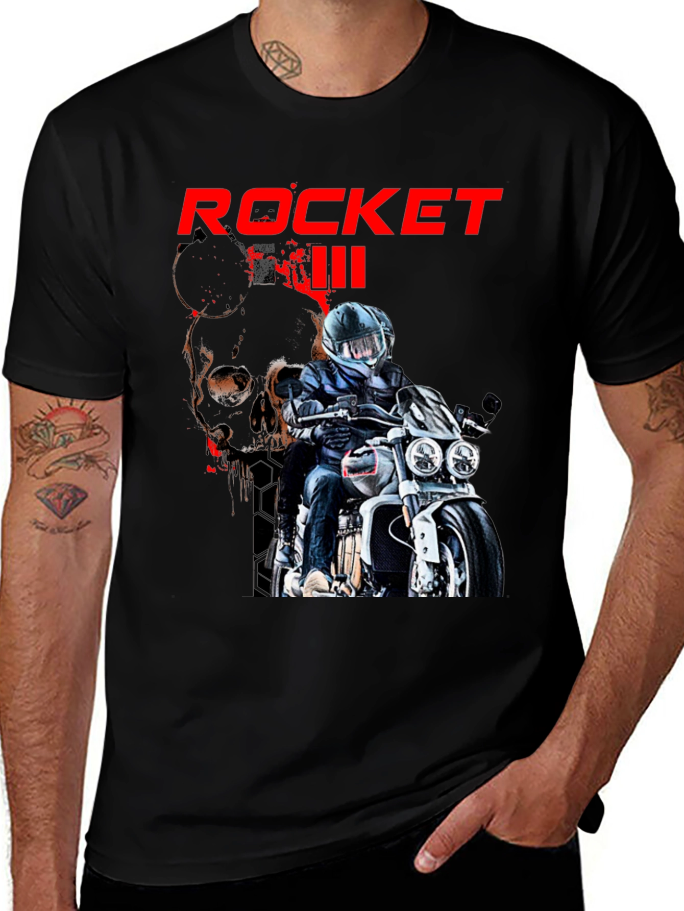 Variant 24 of Rocket III Motorcycle T-Shirt - Ride in Style