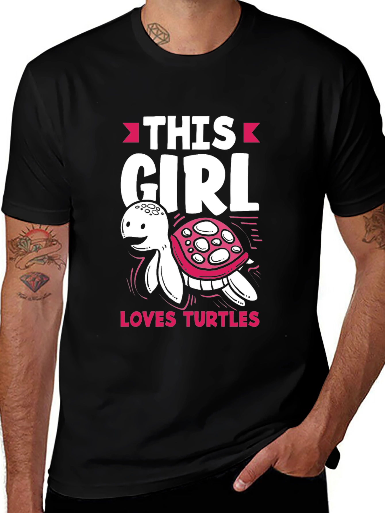 Variant 16 of This Girl Loves Turtles T-Shirt