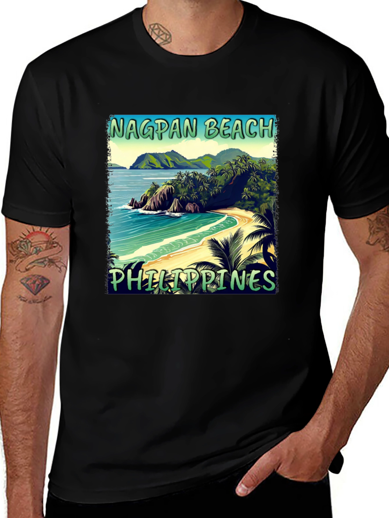 Nagpan Beach Philippines T-Shirt - Island Getaway