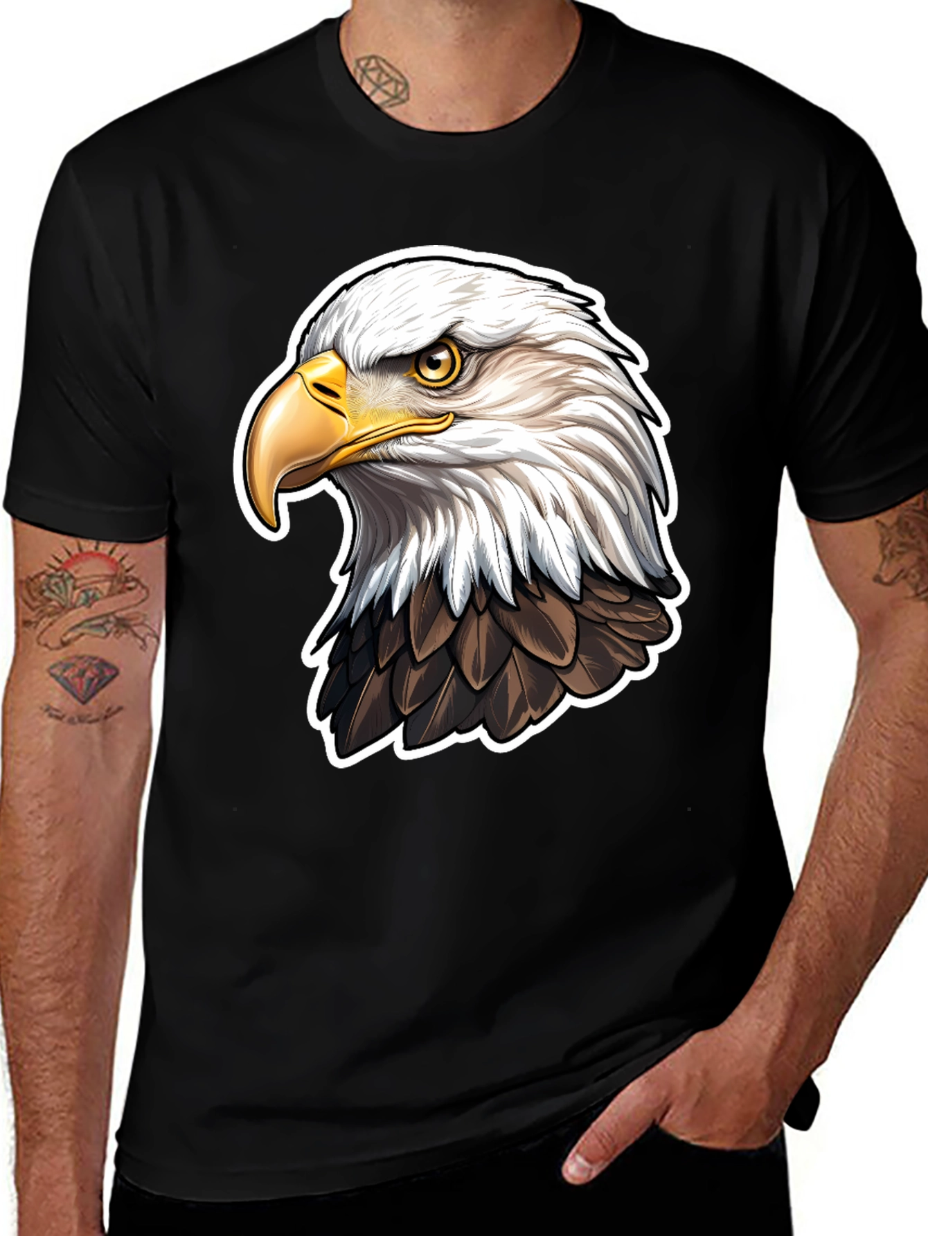 Variant 23 of Bald Eagle Graphic Tee - Patriotic American Pride
