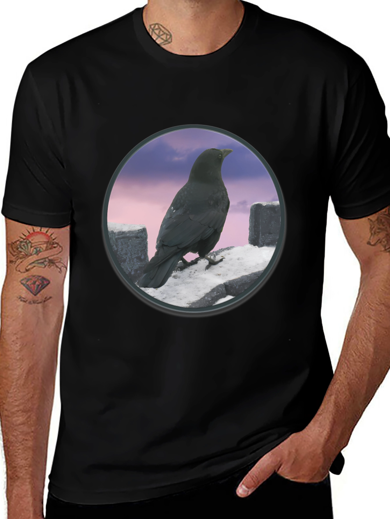 Raven on The Wall T-Shirt