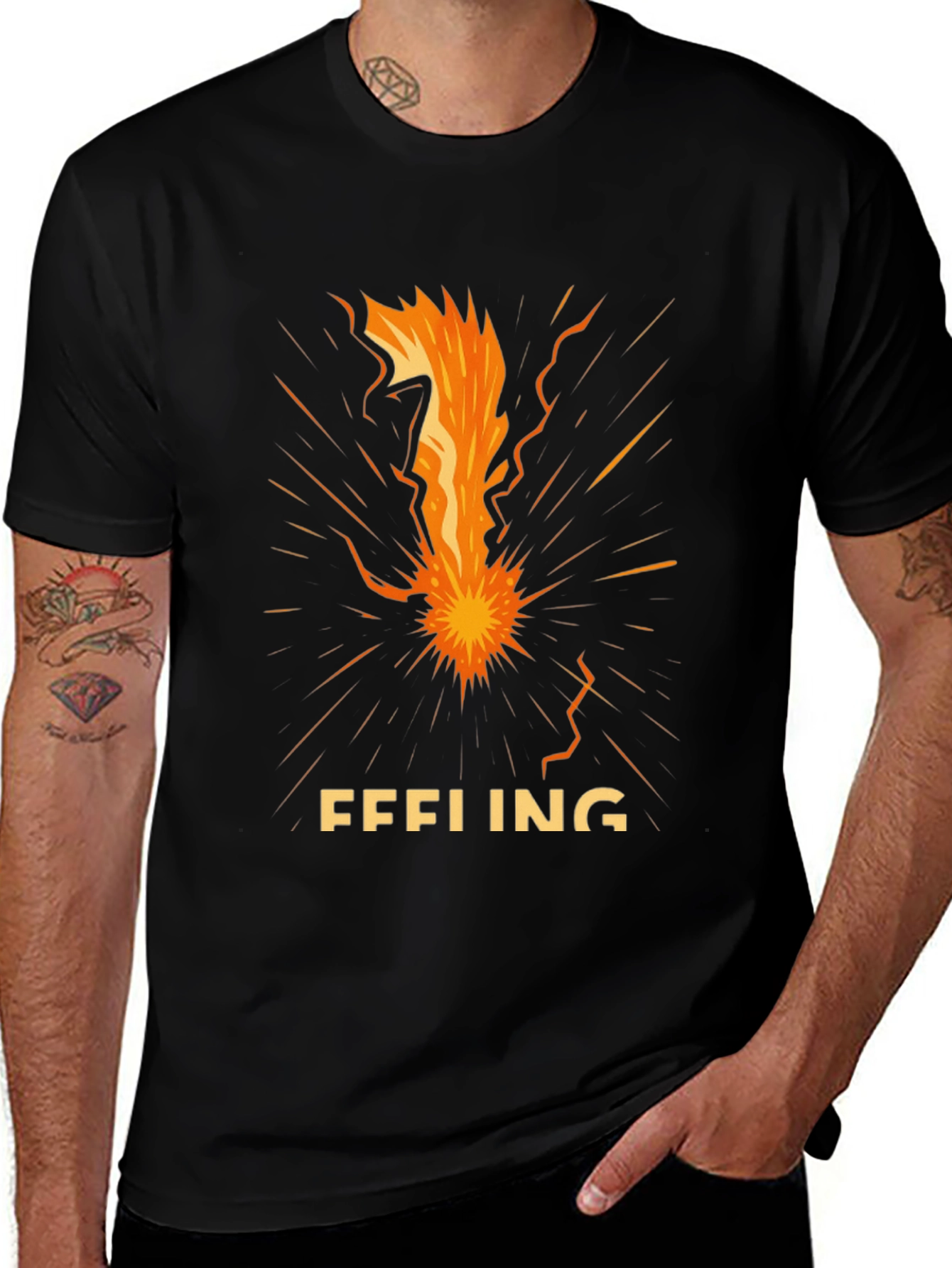 Variant 18 of Feeling Graphic Tee - Bold Statement T-Shirt