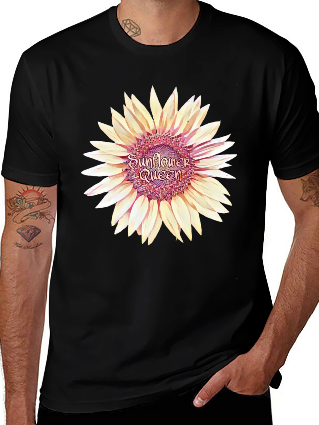 Variant 20 of Sunflower Queen Black T-Shirt