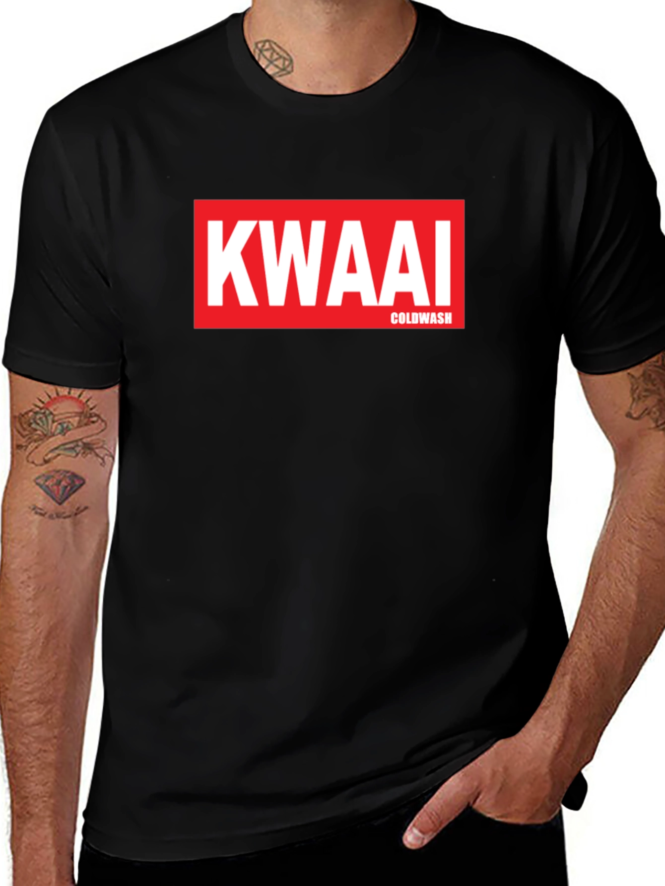 Variant 3 of Kwaai Coldwash Black Graphic T-Shirt