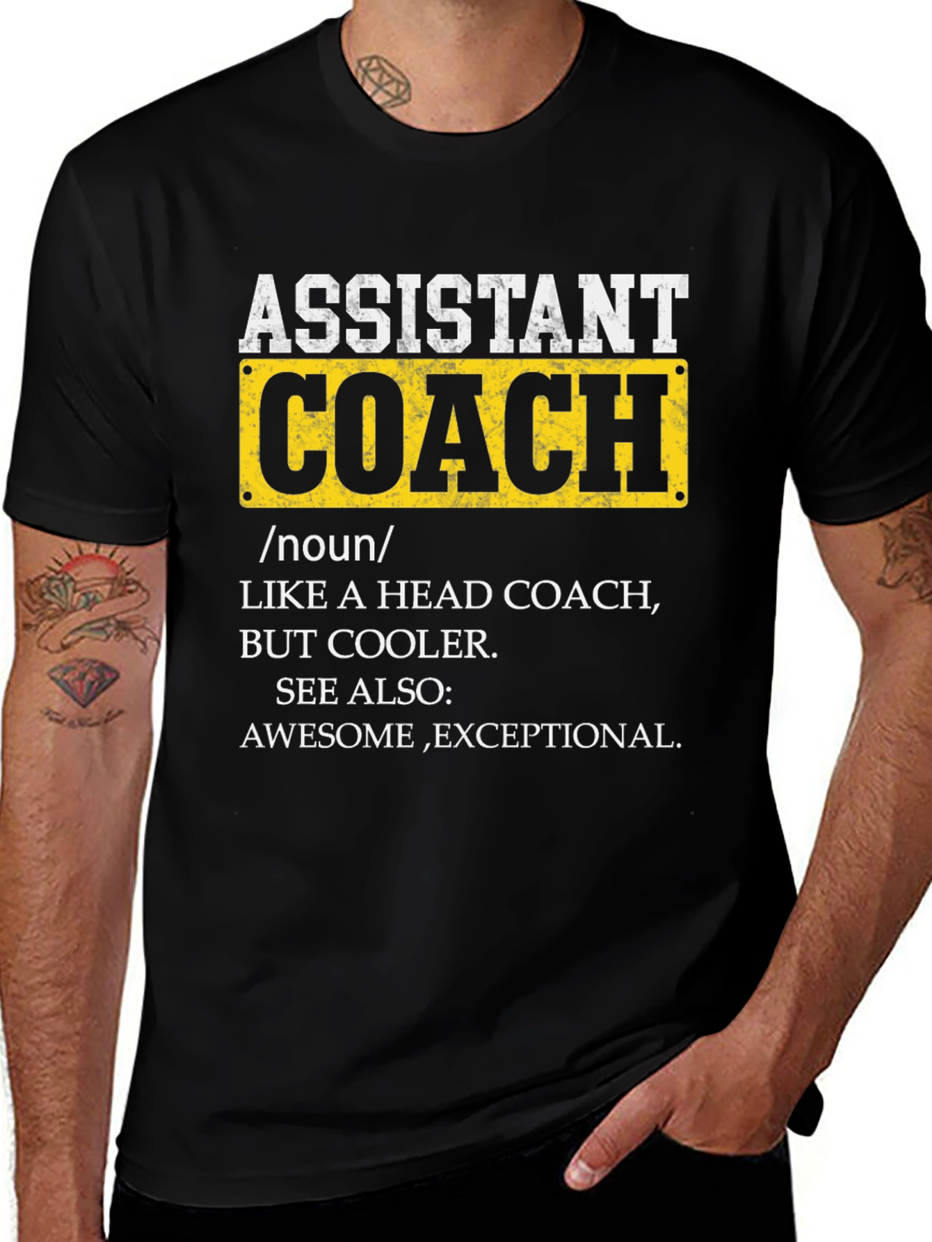 Variant 12 of Assistant Coach Definition Graphic Tee
