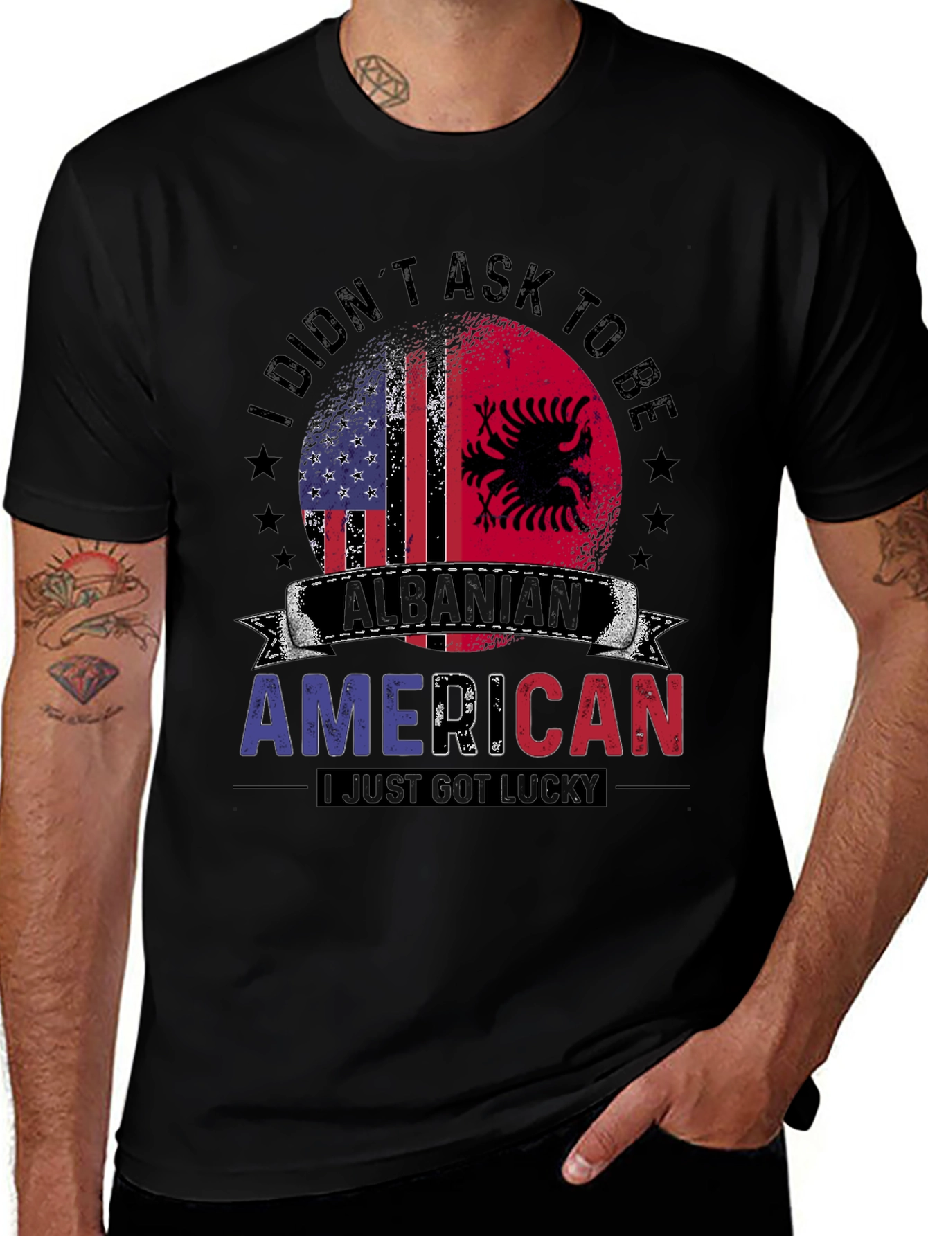 Albanian American Pride T-Shirt