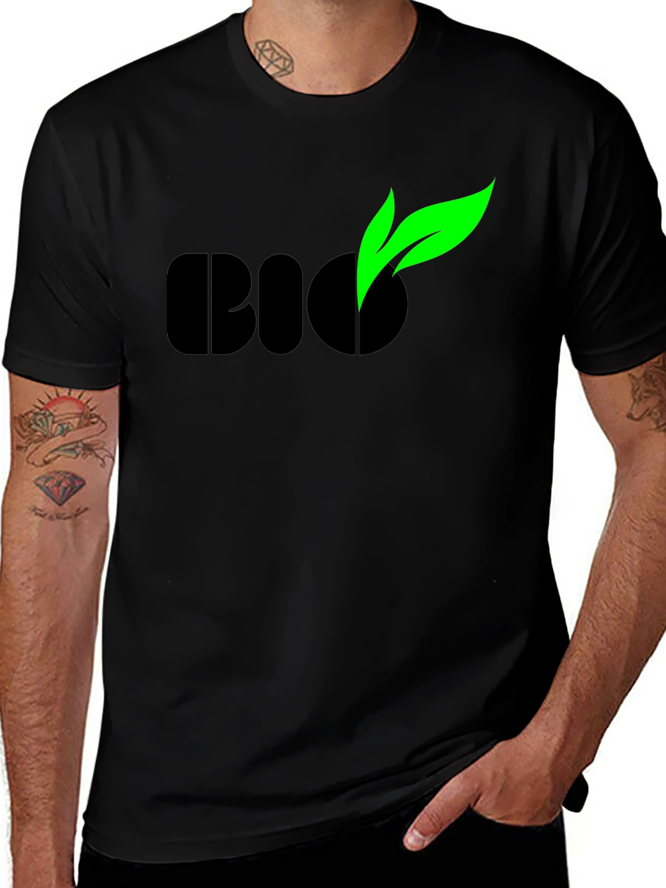 Variant 20 of Eco-Friendly BIO T-Shirt - Black
