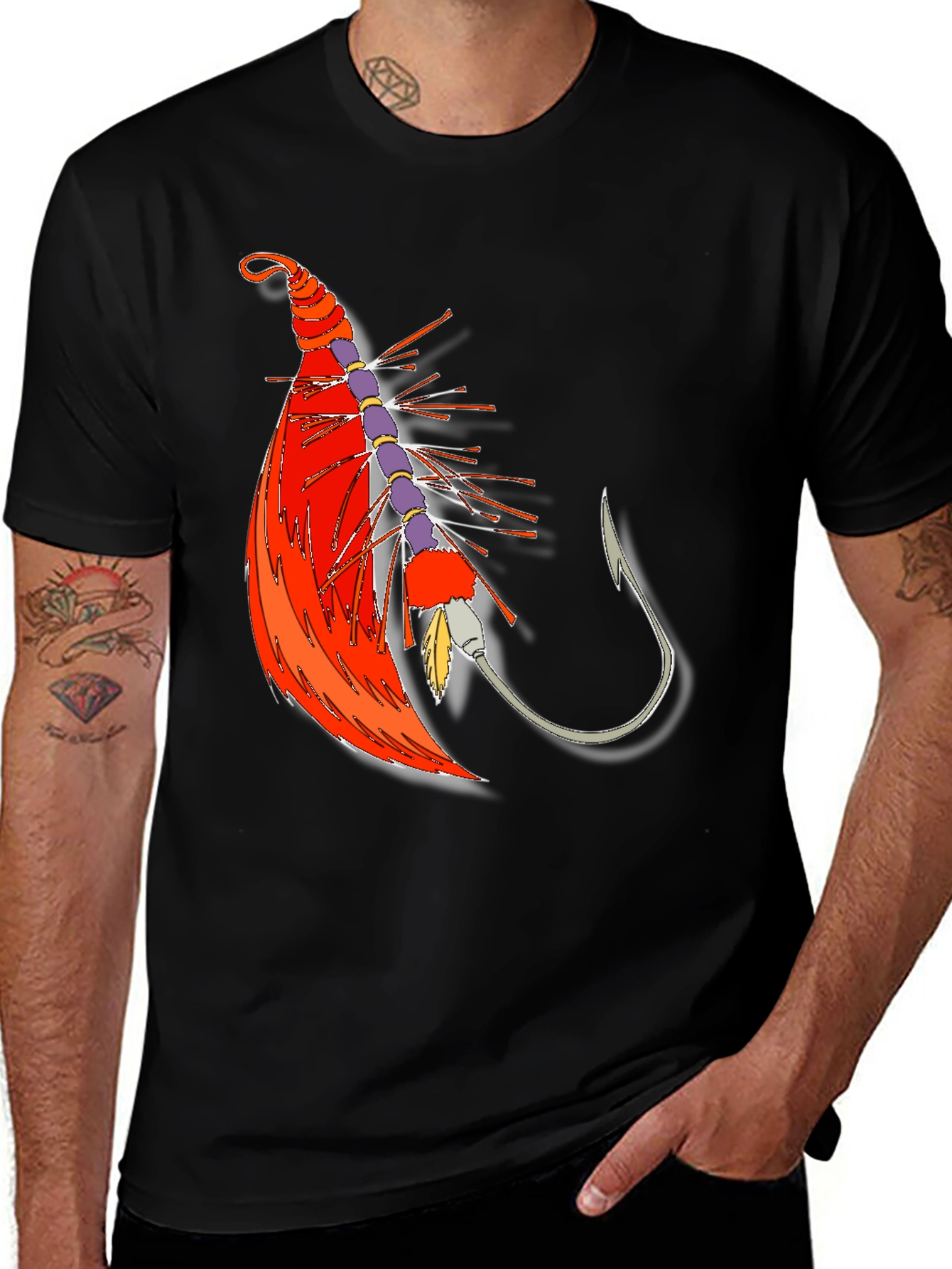 Variant 23 of Fishing Lure Graphic Tee - Stylish Angler Apparel