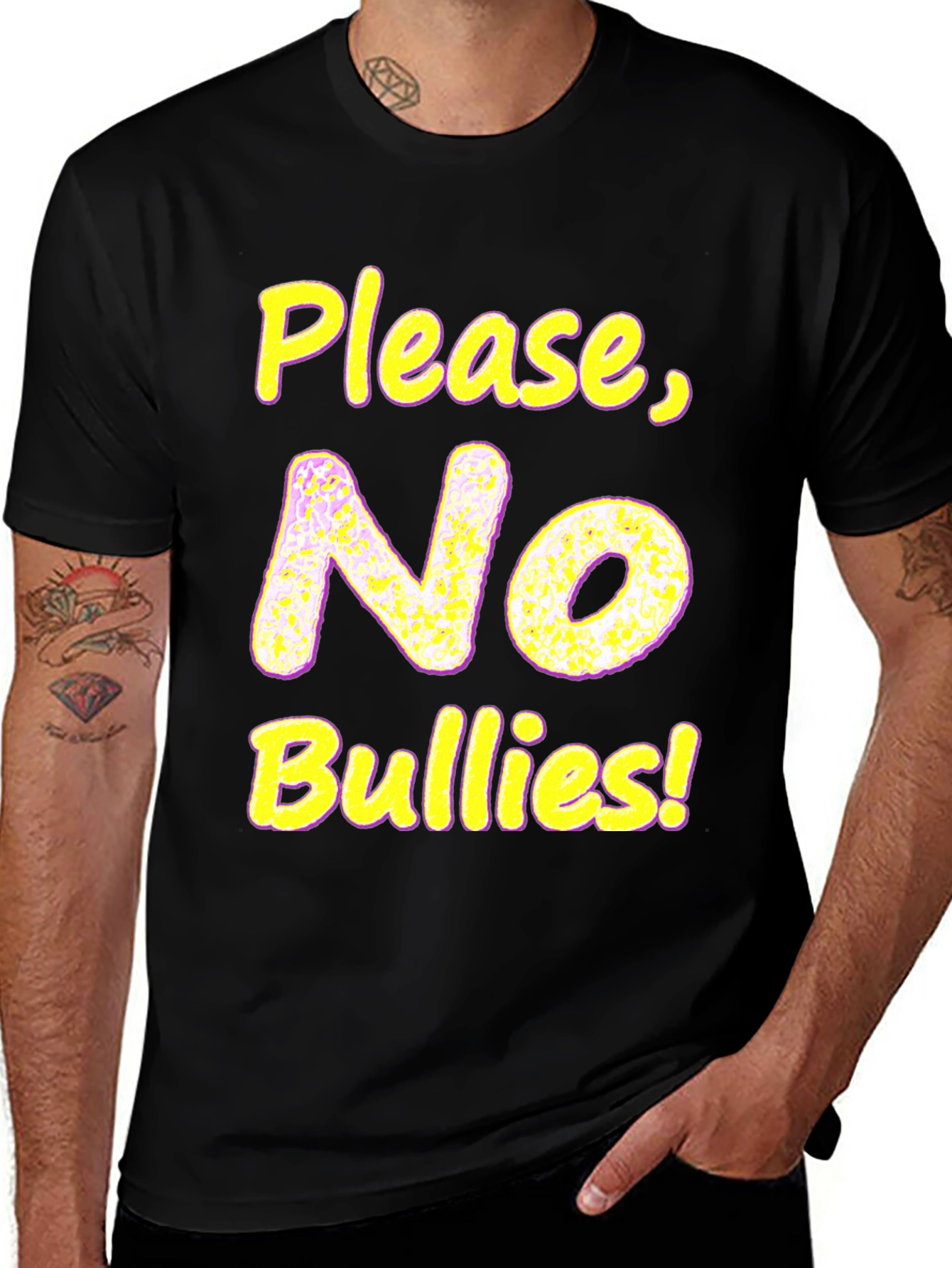Variant 4 of Please No Bullies Graphic T-Shirt