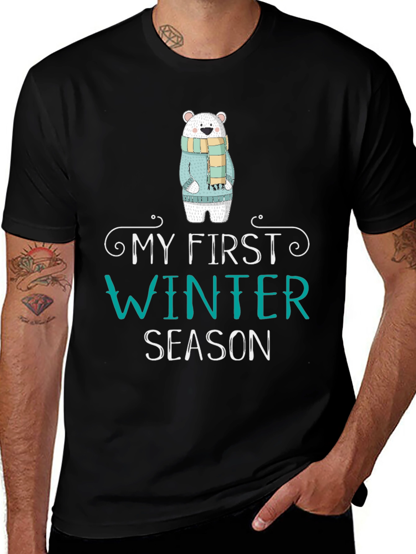 Variant 15 of My First Winter Season Bear T-Shirt