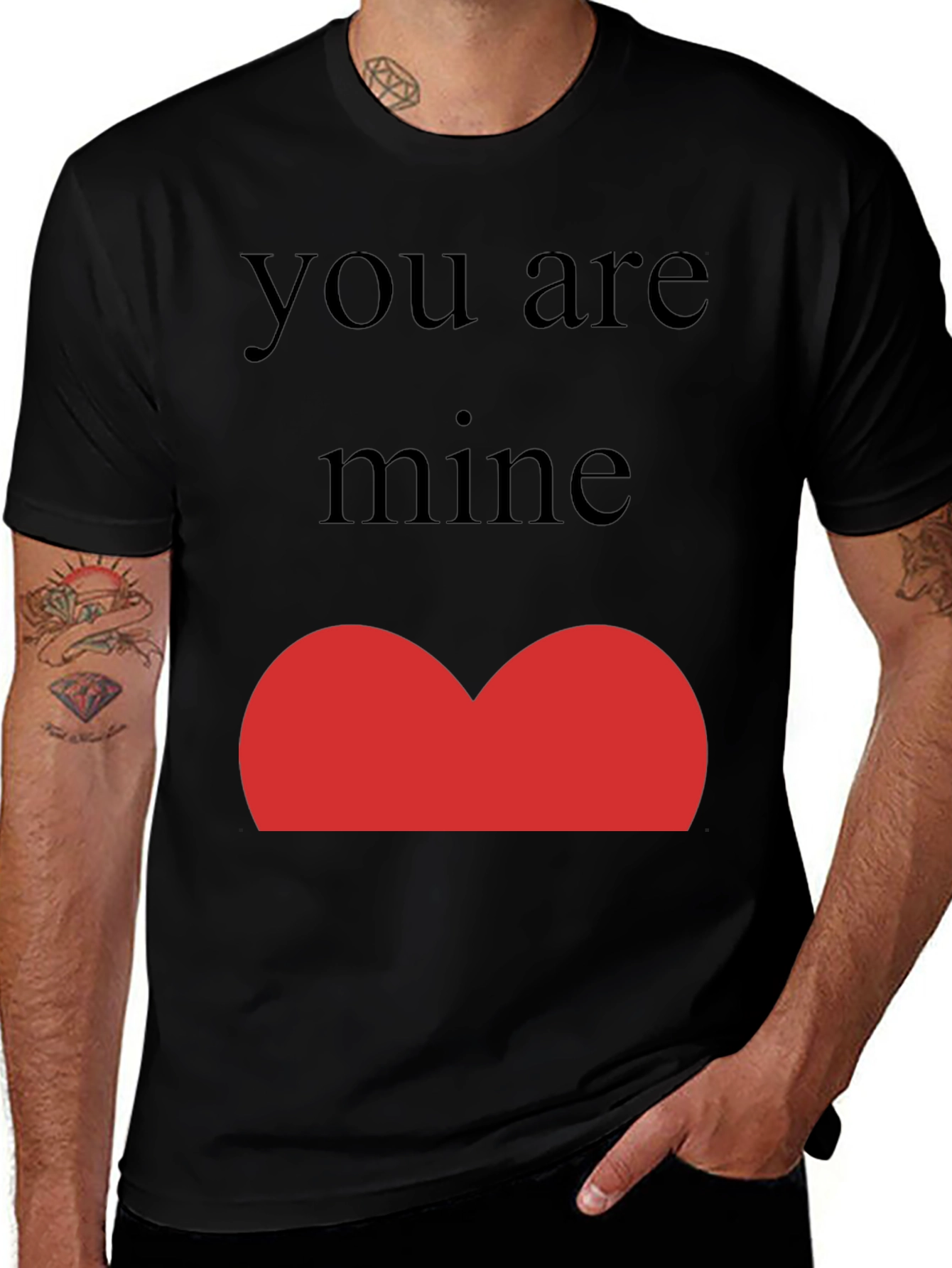 You Are Mine Graphic Tee - Valentine's Day Gift