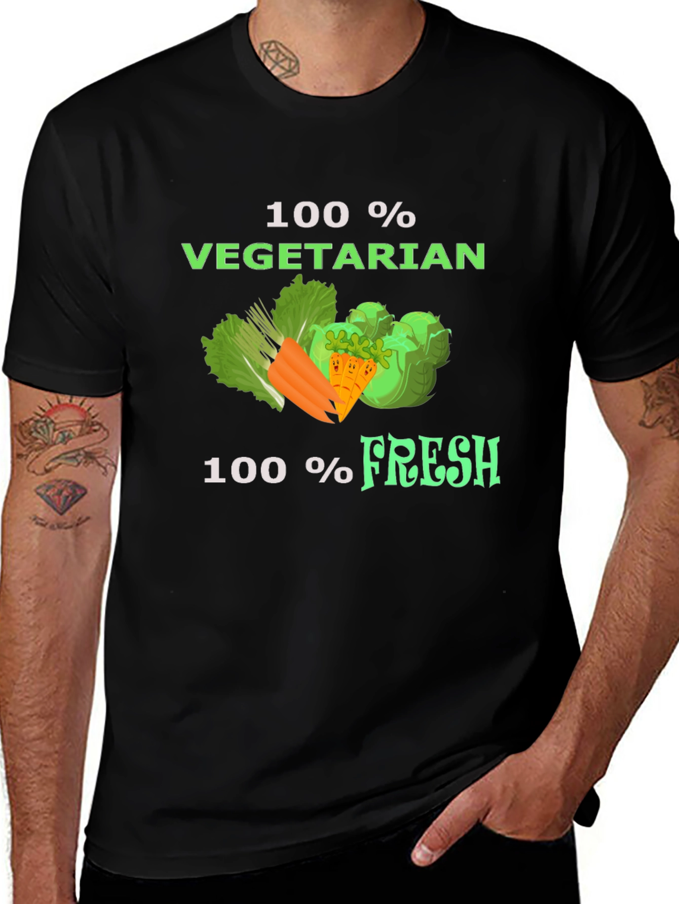 Variant 27 of 100% Vegetarian Fresh T-Shirt