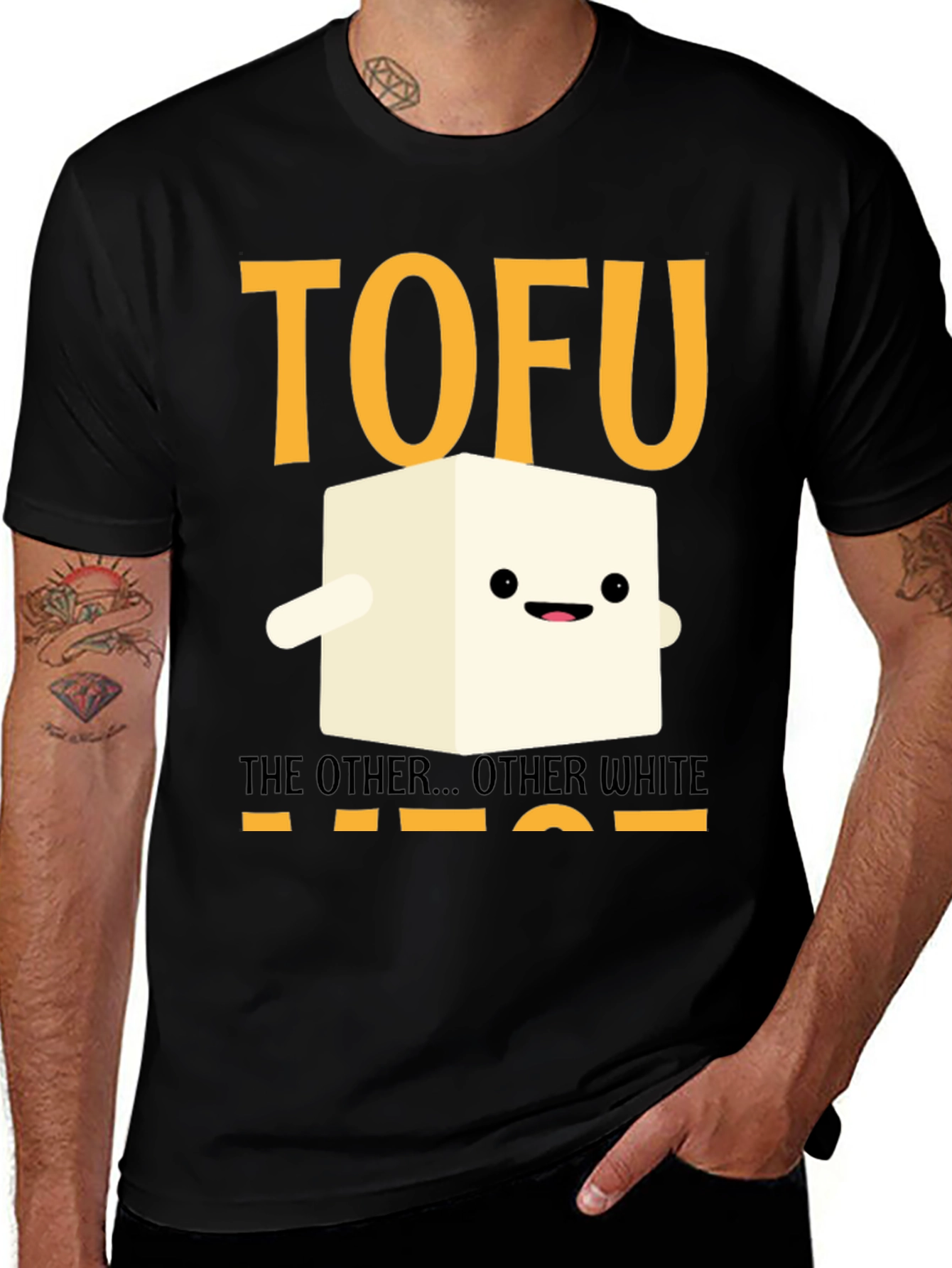 Variant 26 of Tofu The Other White Meat T-Shirt