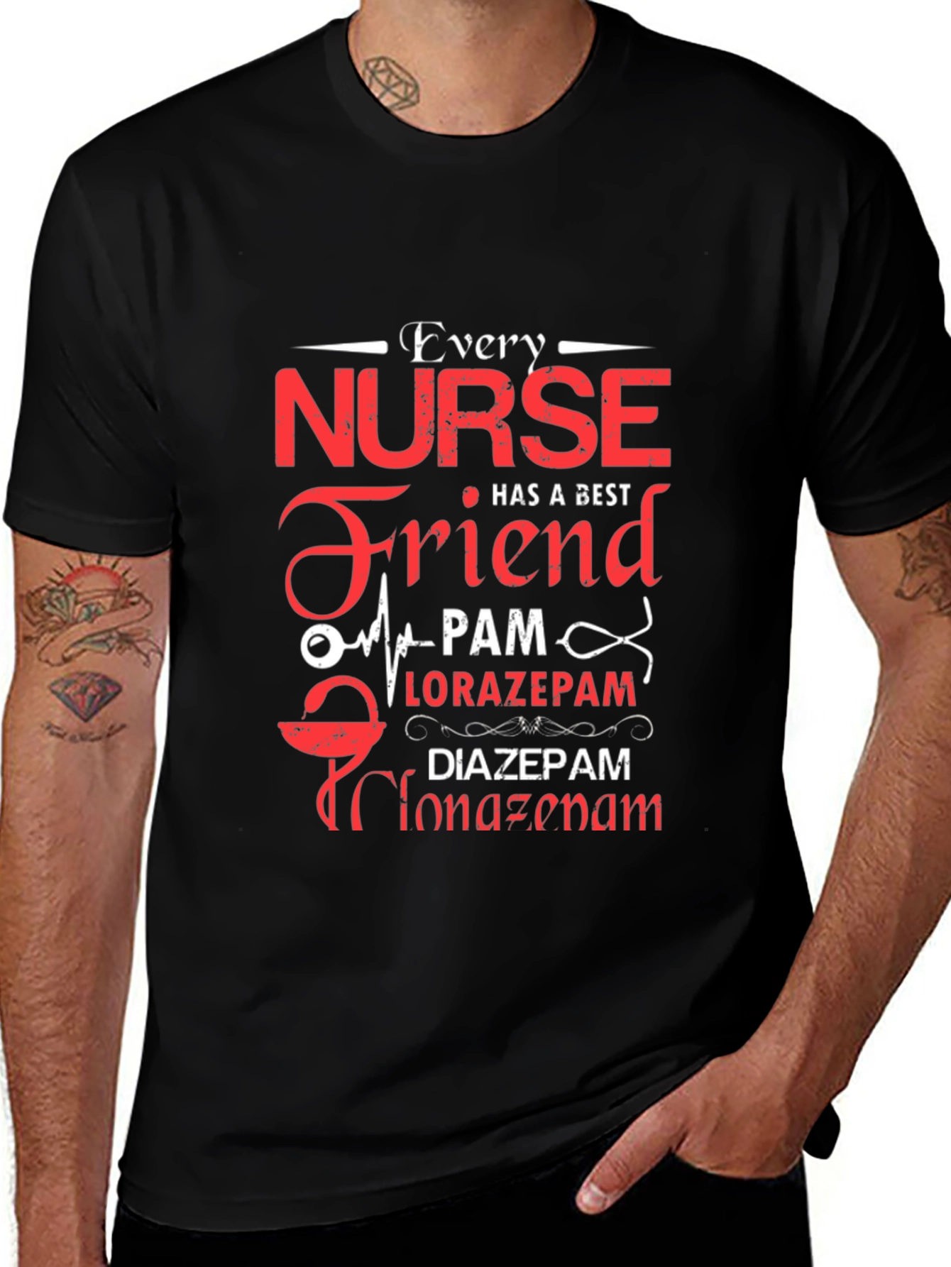 Variant 16 of Every Nurse Has a Best Friend T-Shirt