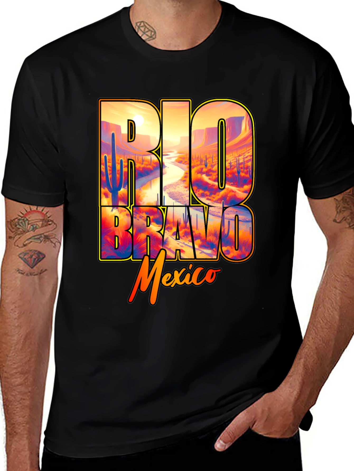 Rio Bravo Mexico Graphic T-Shirt